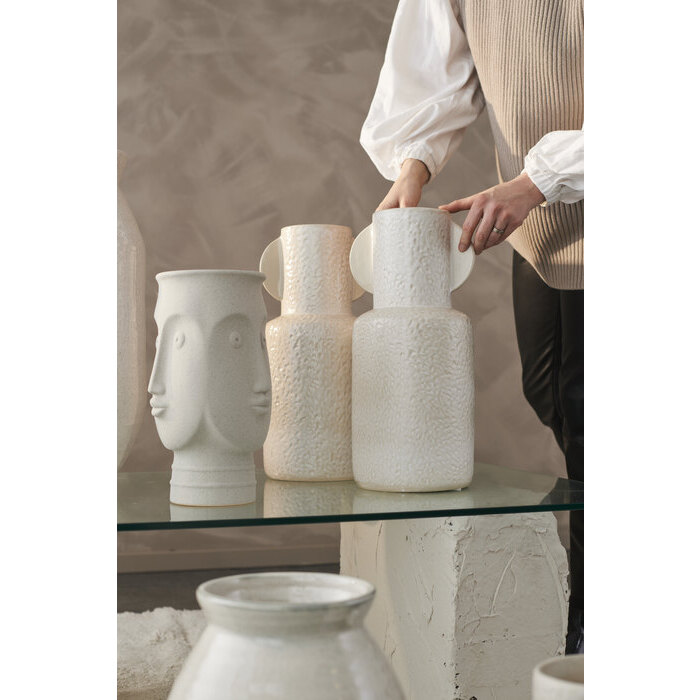 Nordic Home Lena Vase Hellgrau