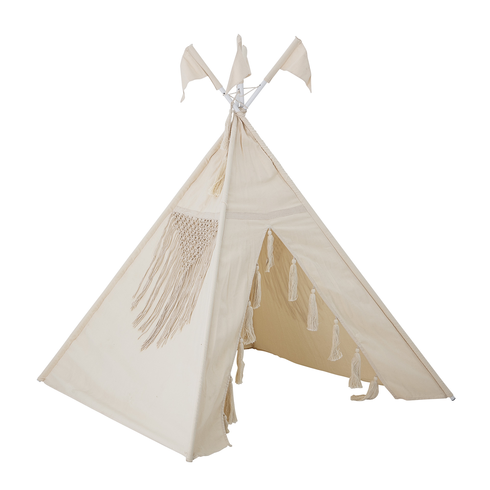 Bloomingville - Tipi Leikkiteltta 140cm Valkoinen - Leikkiteltat