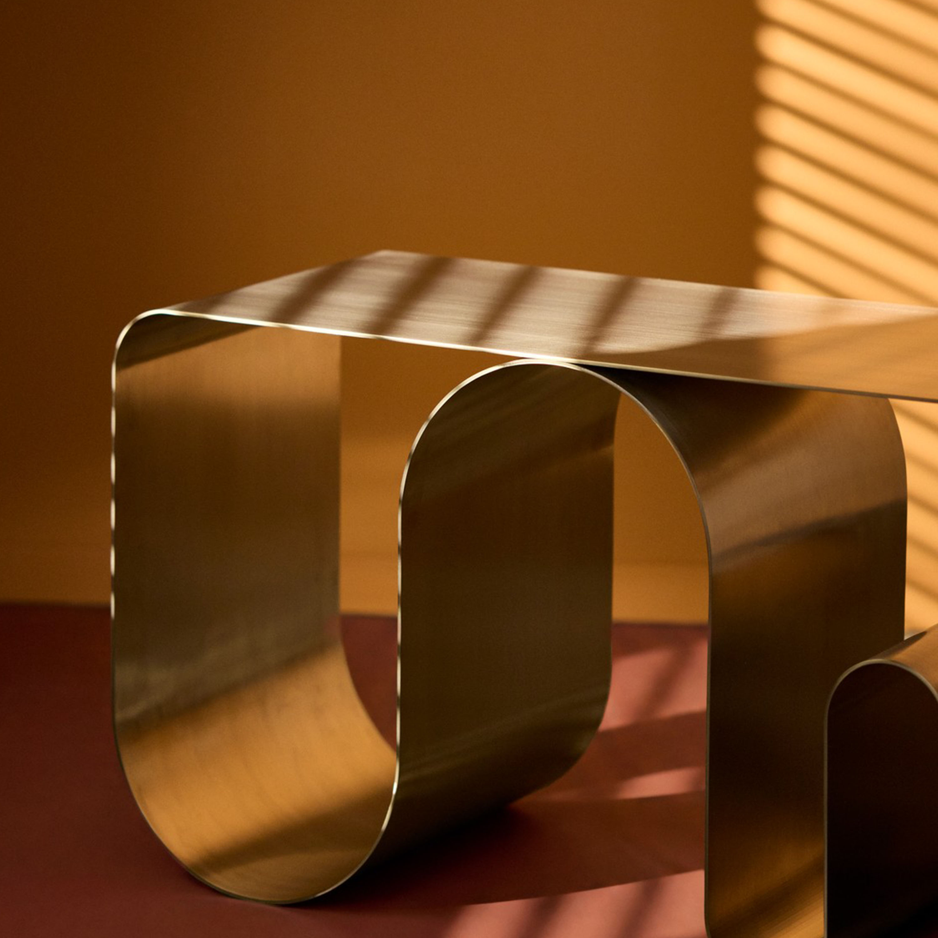 AYTM Curva Solid Bänk Silver 100cm