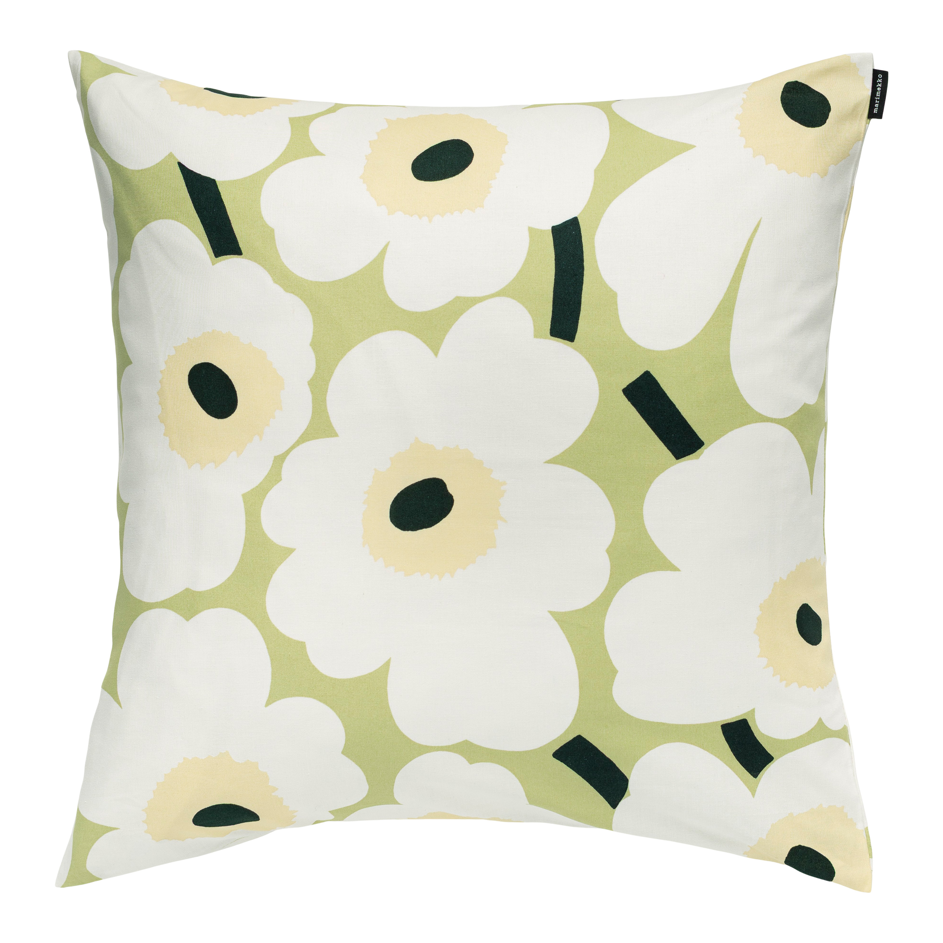 Pieni Unikko Kissenbezug Birne/Off-Weiß/Melon 50x50