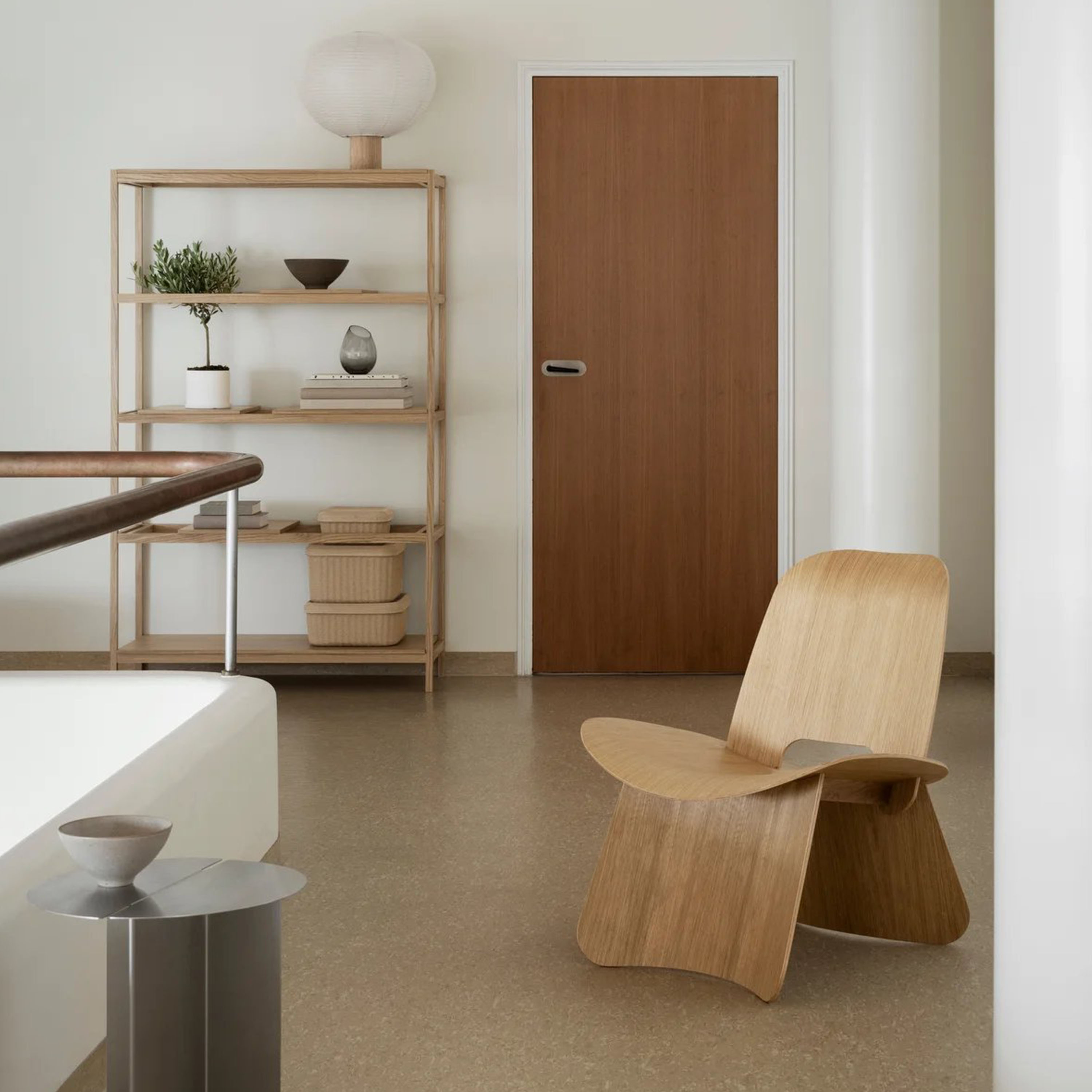 Blomus Oru Sivupöytä Ruostumaton Teräs Matt Ø35