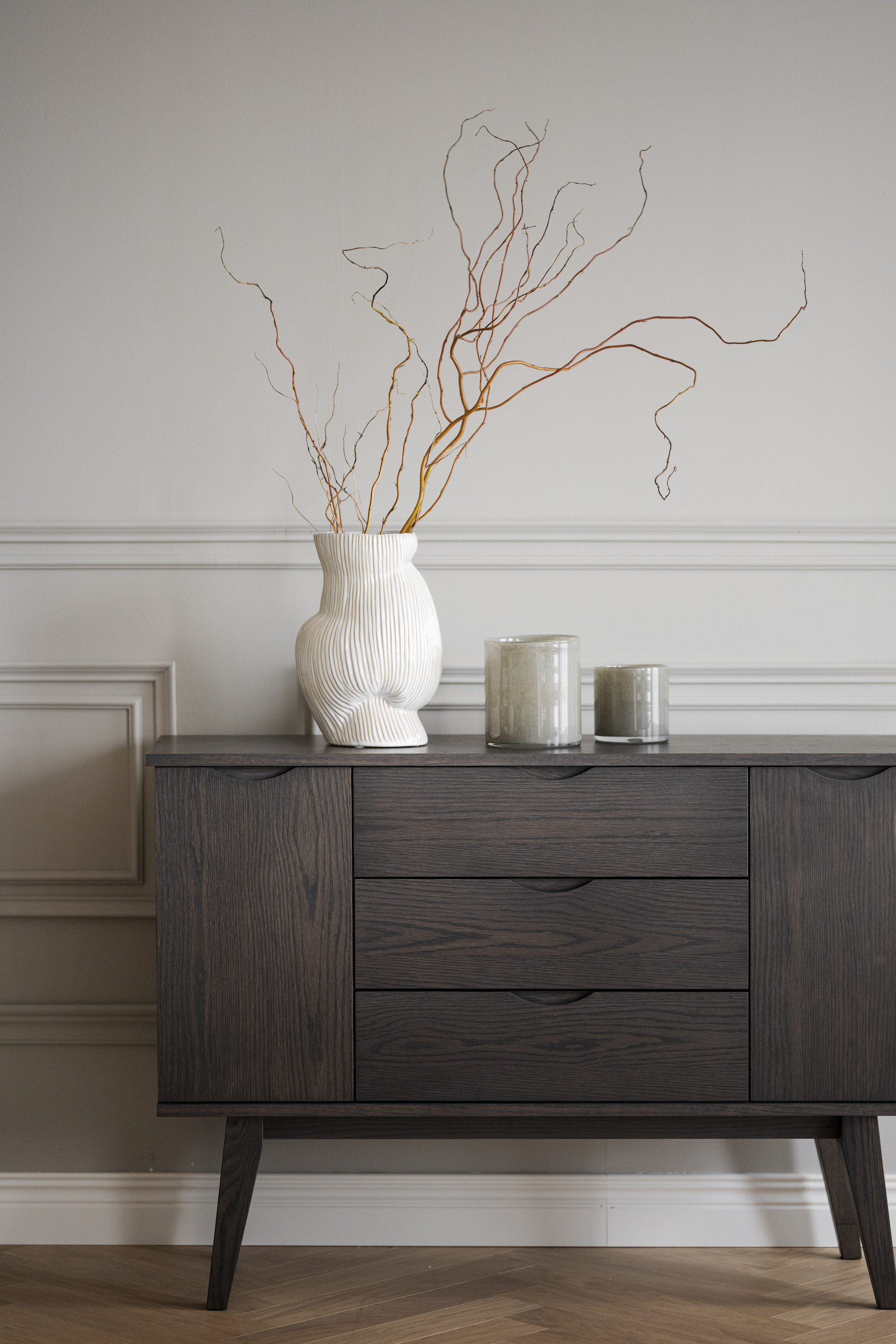 Rowico Home Filippa Sideboard Dunkelbraun 122cm