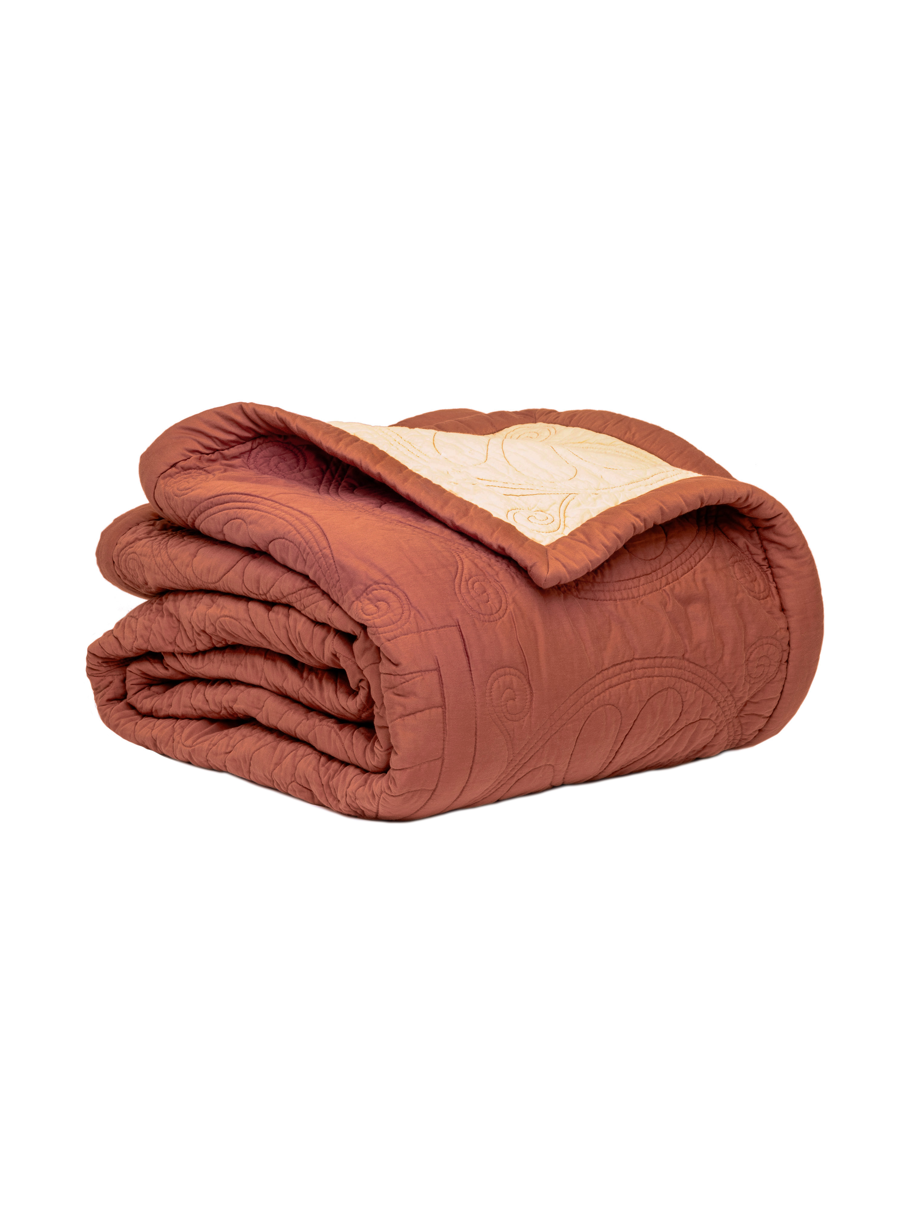 Durham Dusk Överkast Gul/Rost 260x260