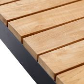 Cinas Mood Extreme Squared Esstisch Natur/Anthrazit 208x100 cm