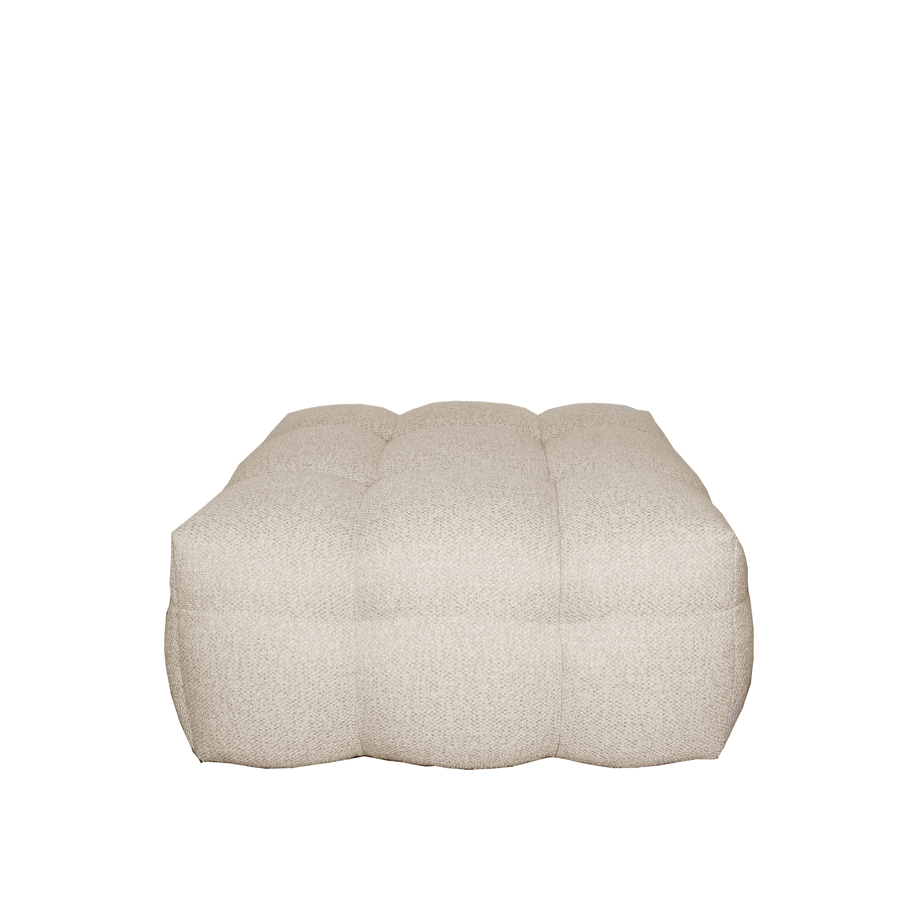 Billie Sittpuff Beige Bouclé Large