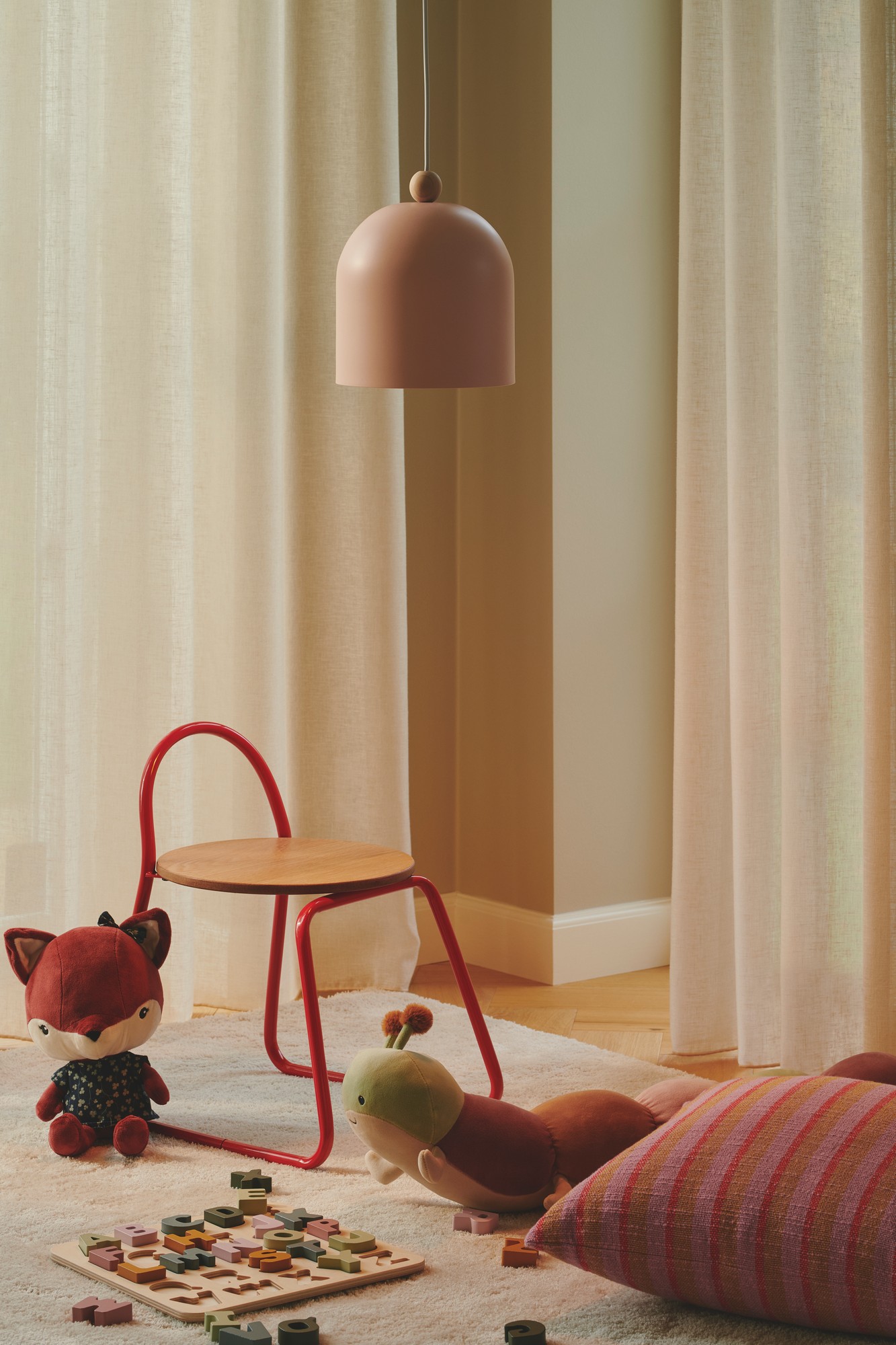 Nordlux Gaston Deckenleuchte in Puderrosa