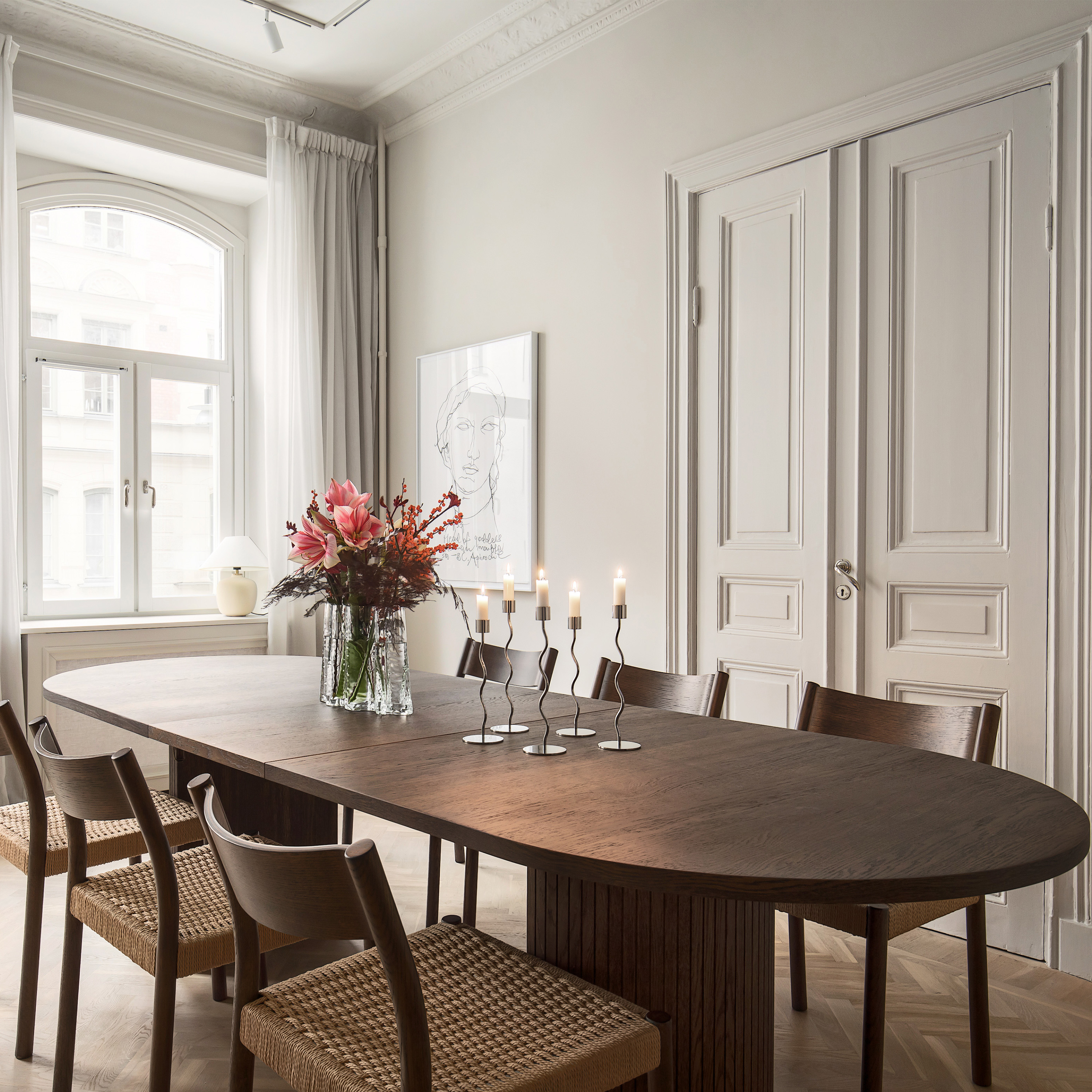 Sleepo Collection Bauer Matbord Brunbetsad Ek 250+50