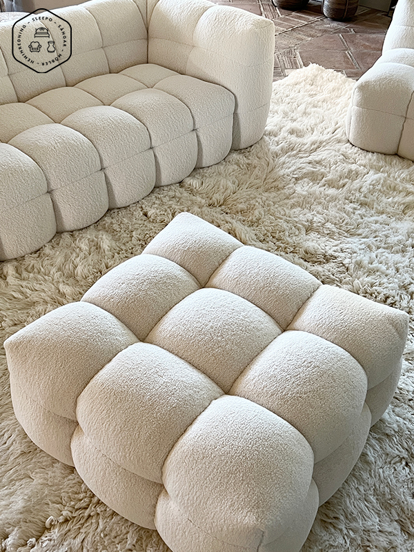 Sleepo Collection Billie Sittpuff Creme Teddy Large