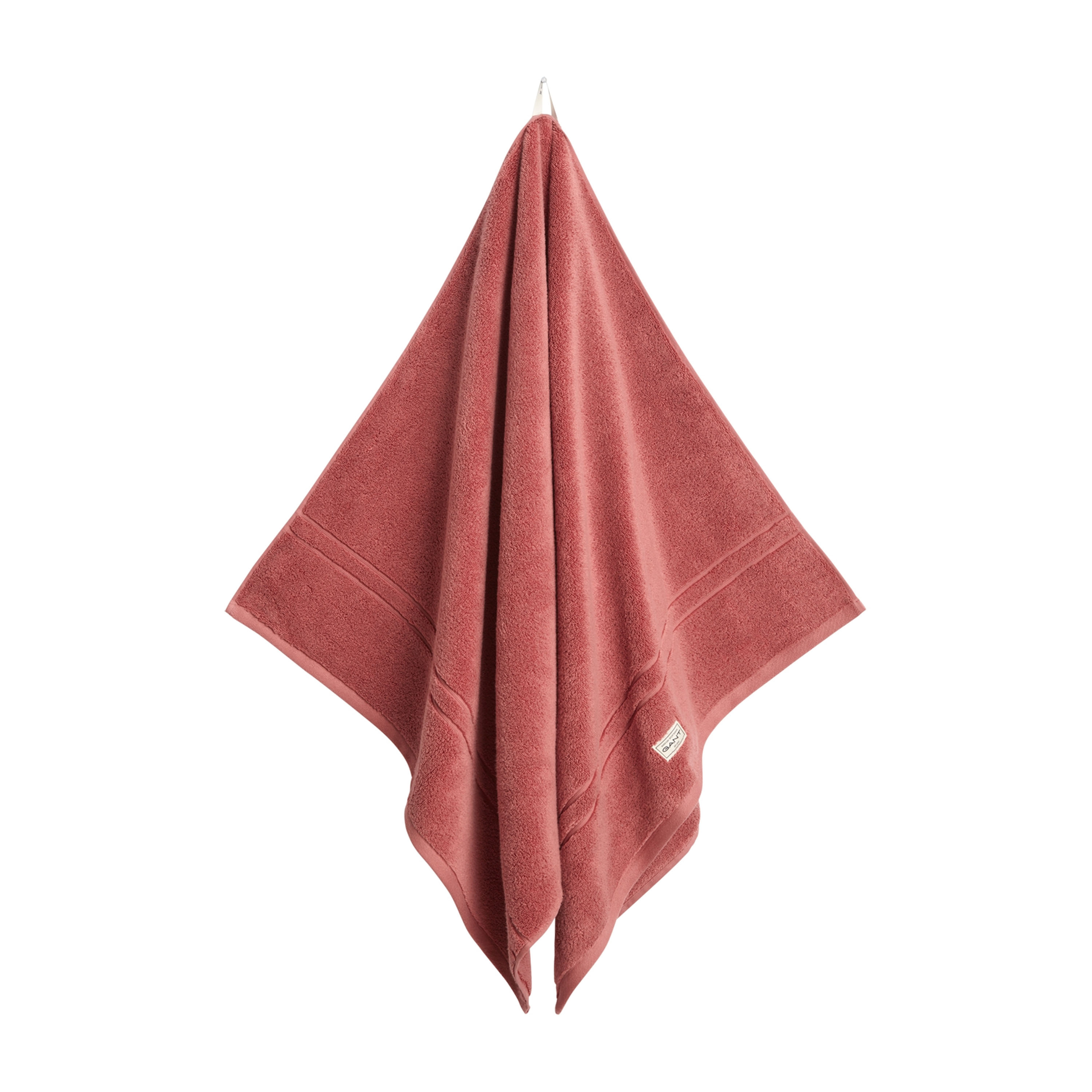 Organic Premium Terry Handduk Faded Brick 70x140