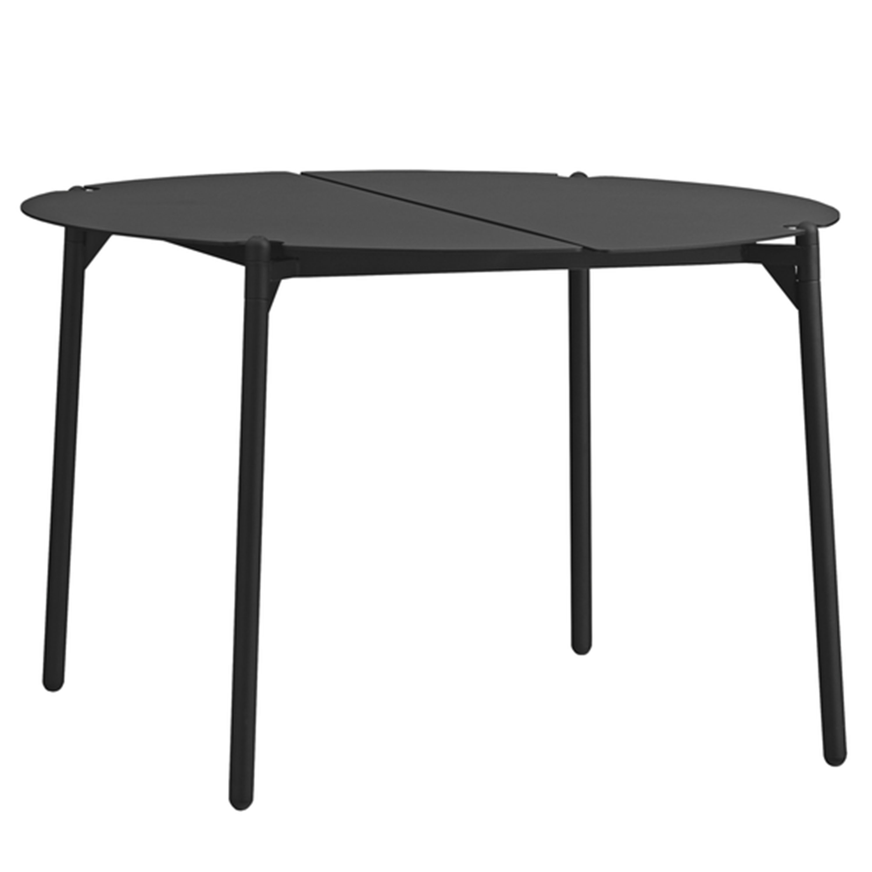 Novo Couchtisch Schwarz Ø70
