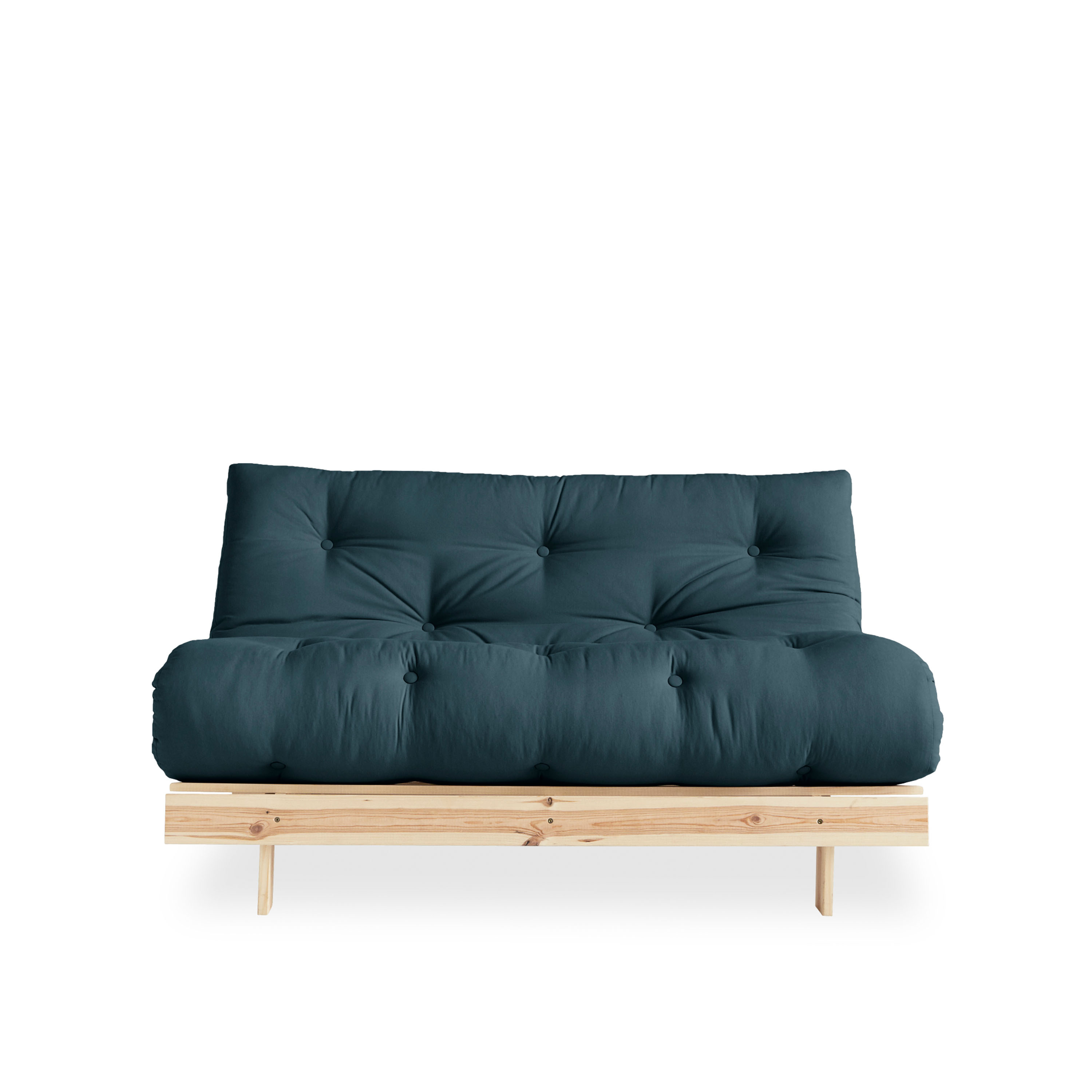 Karup Design Roots Vuodesohva Luonnollinen/Petrol Blue 140 cm