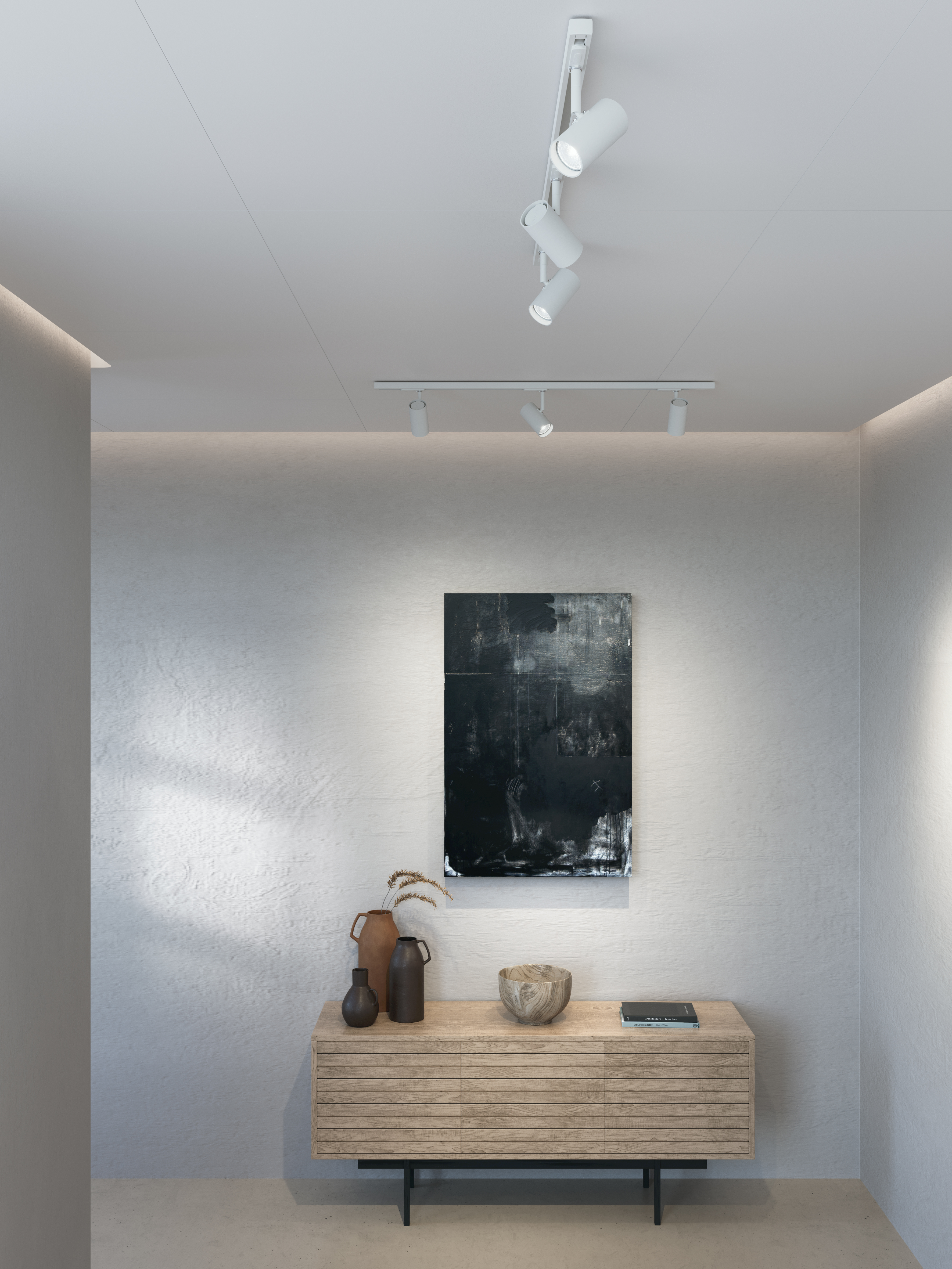 Belid Tyson Spotlight Global 1-fase Hvit Tekstur