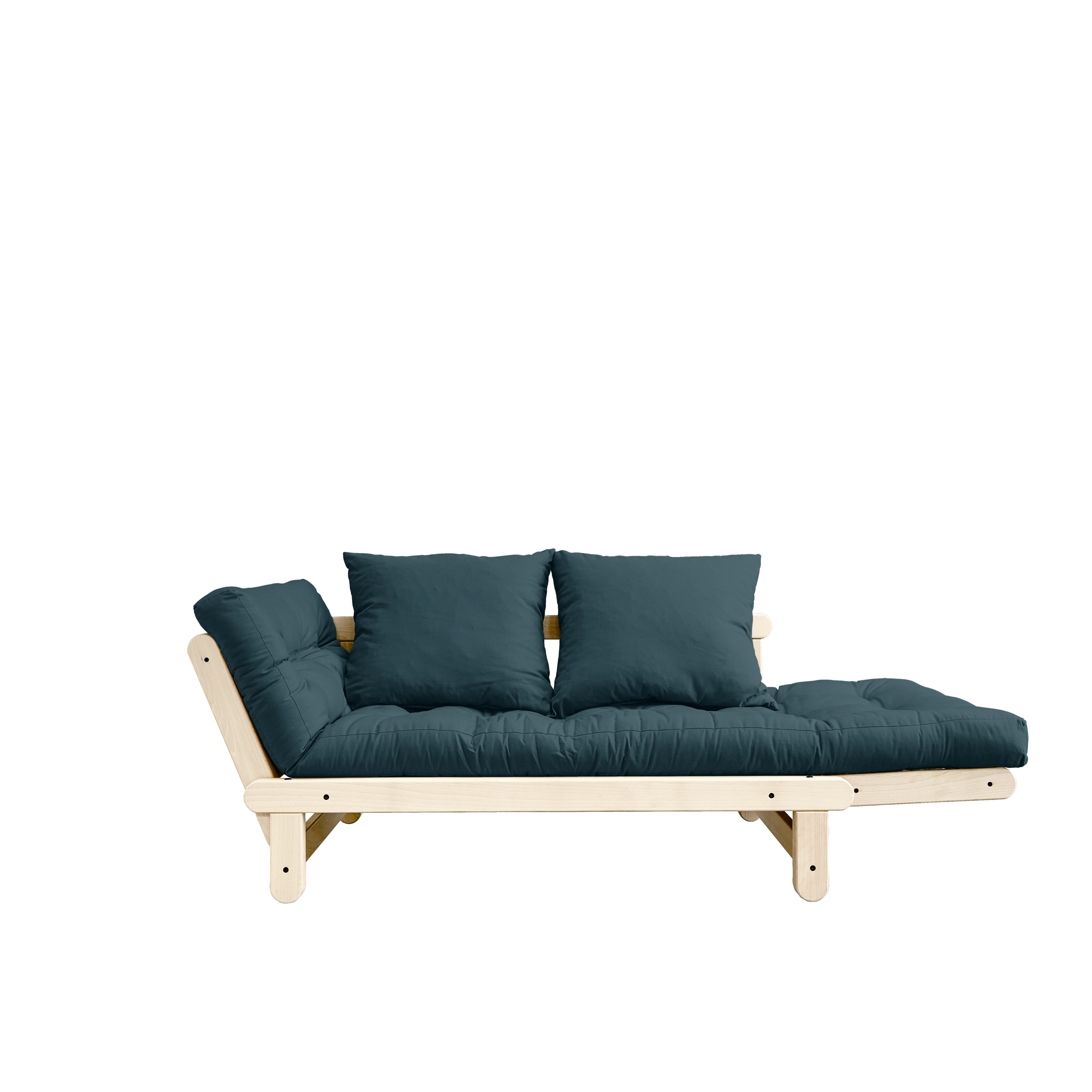 Karup Design Beat Bäddsoffa Natur/Petrol Blue 200cm