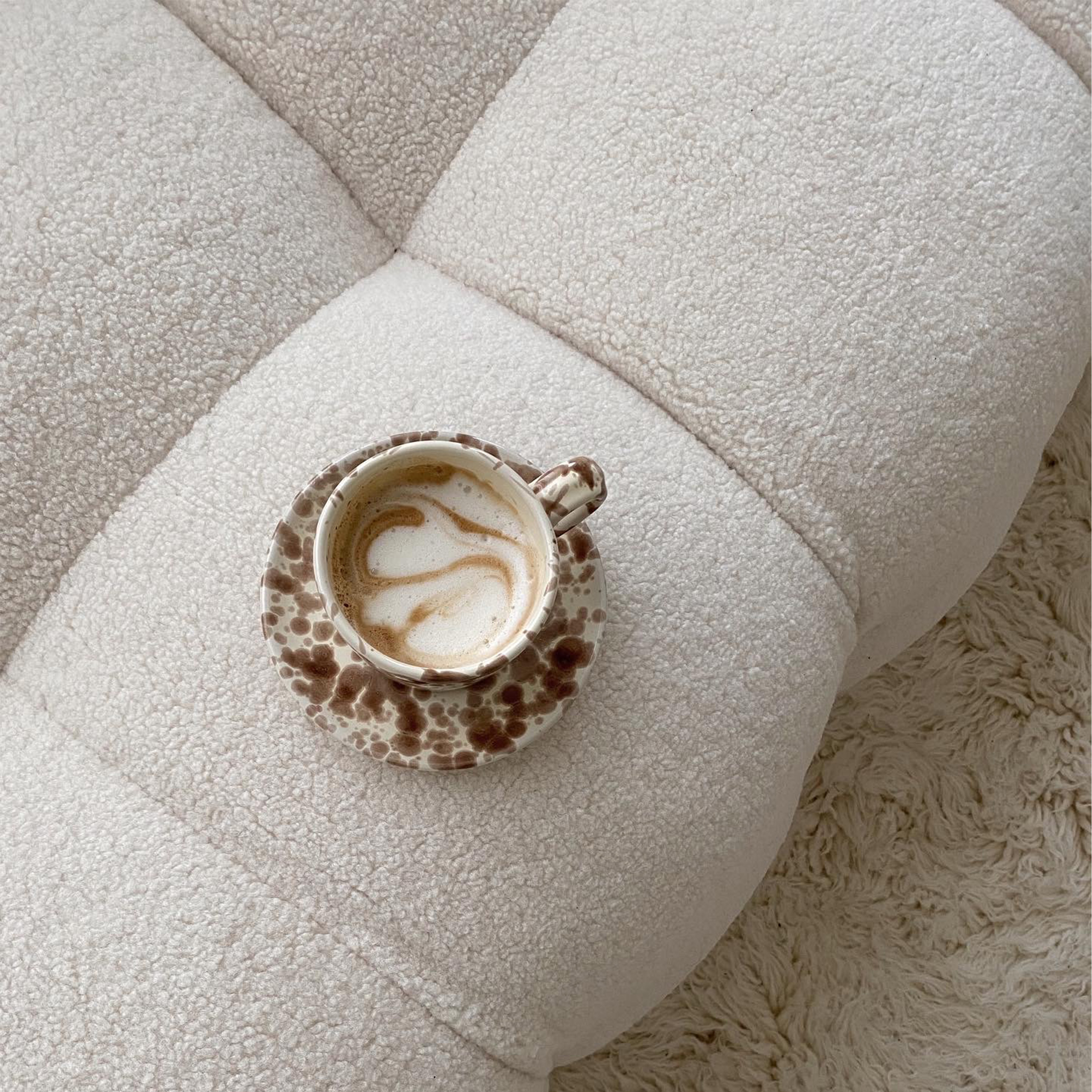 Sleepo Collection Billie Sittpuff Creme Teddy Small