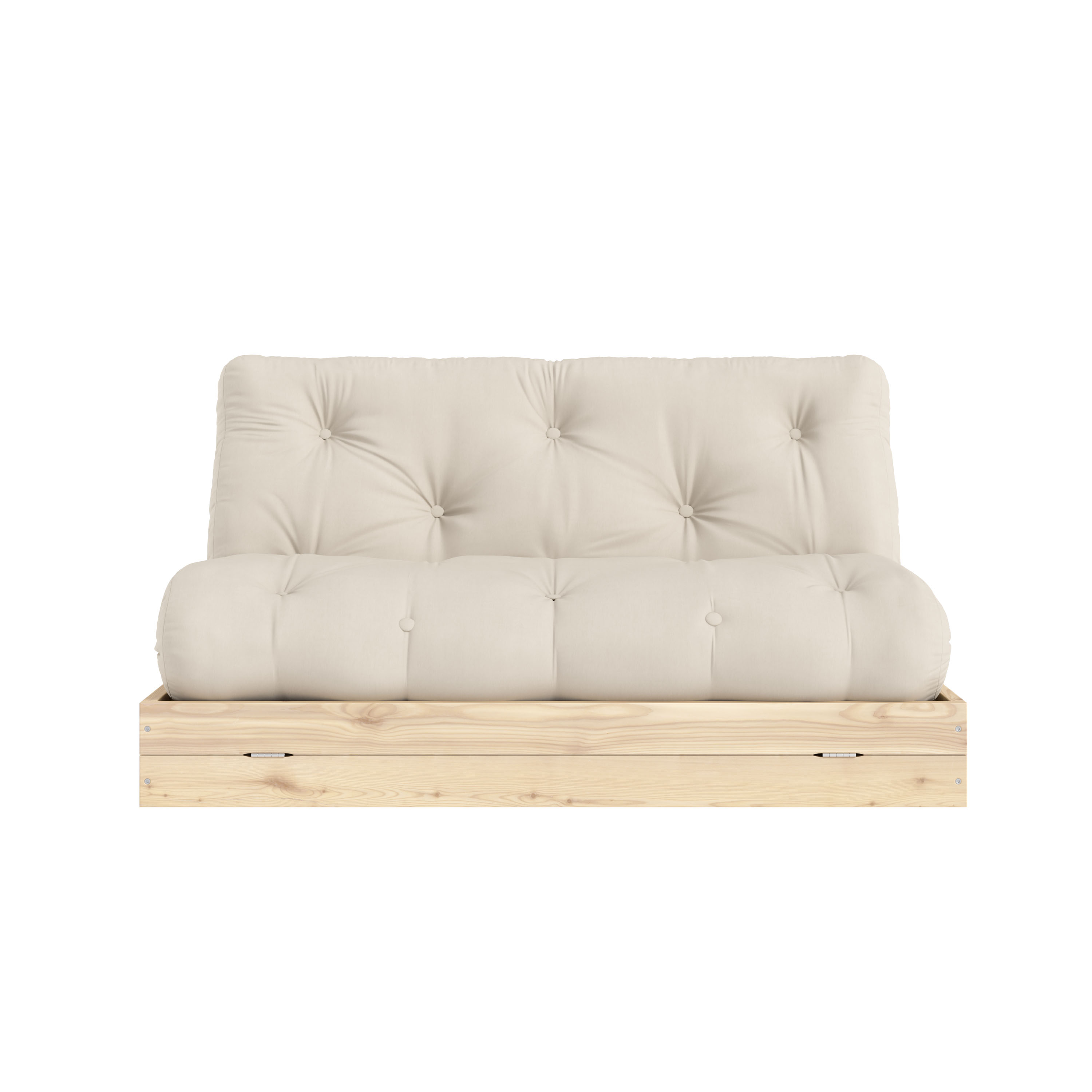 Karup Design Flip Vuodesohva Raw patjalla Beige 140x200