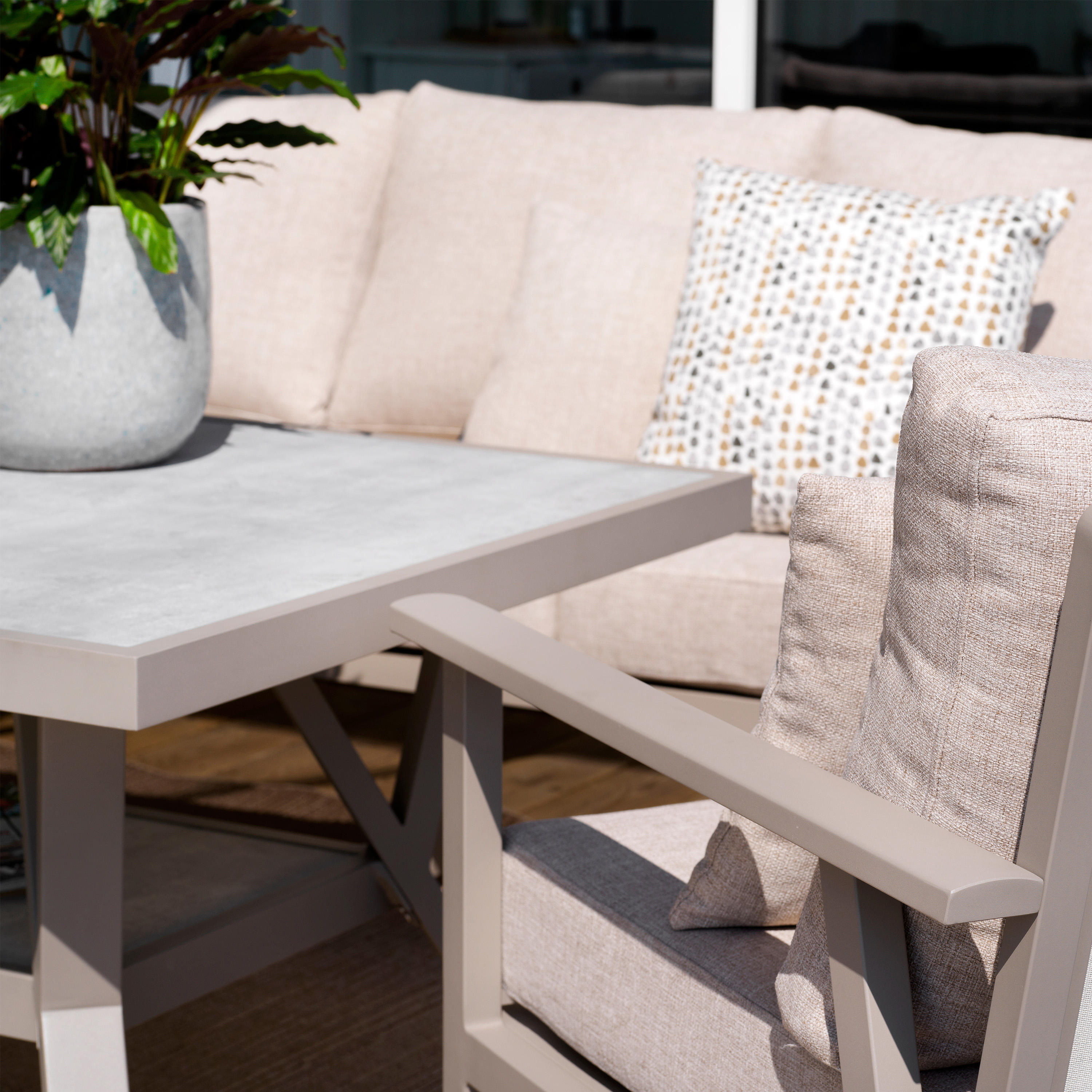 Brafab Samvaro 3-sits Soffa Khaki/Sand