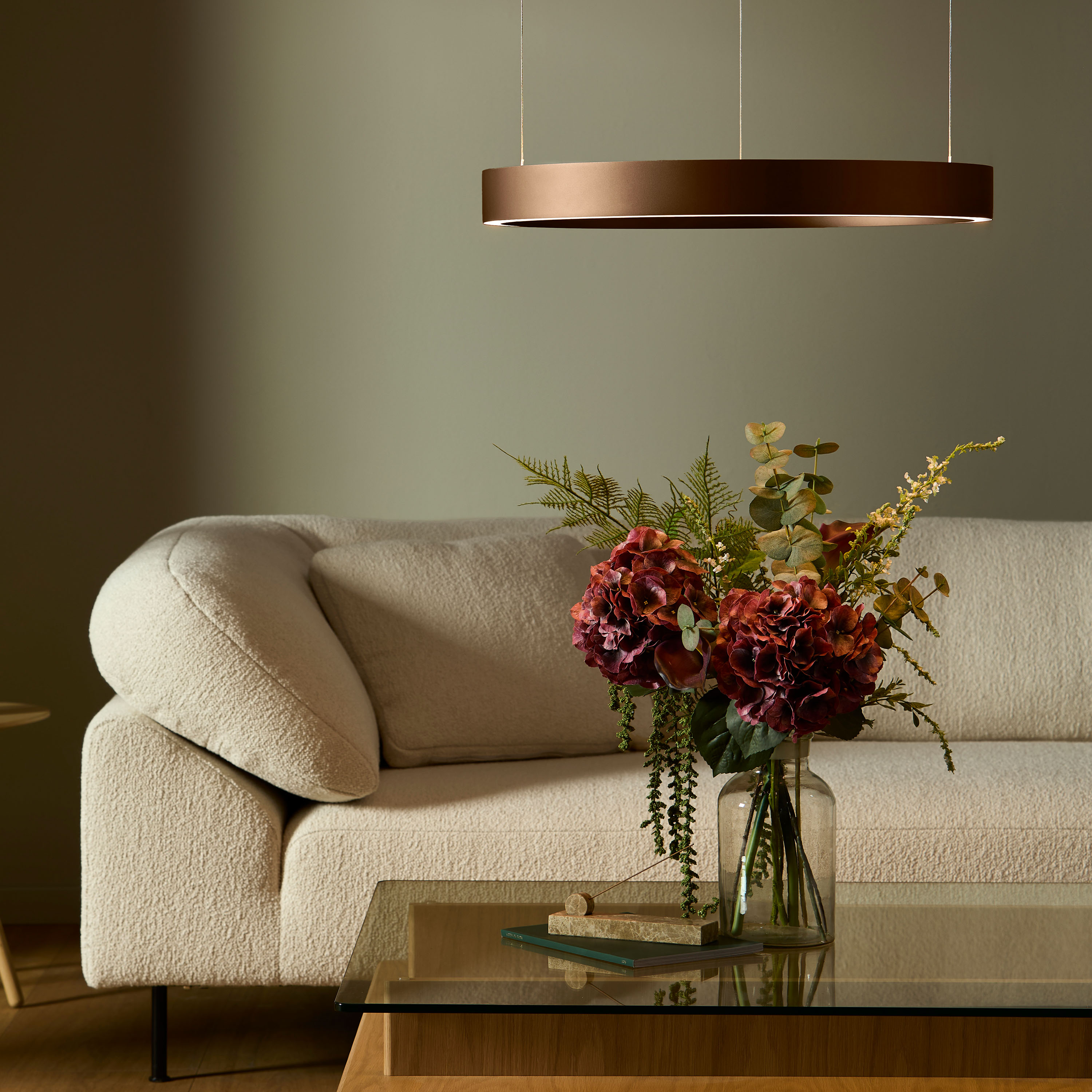 LOOM Design Velora Taklampa Caramel Brown Large