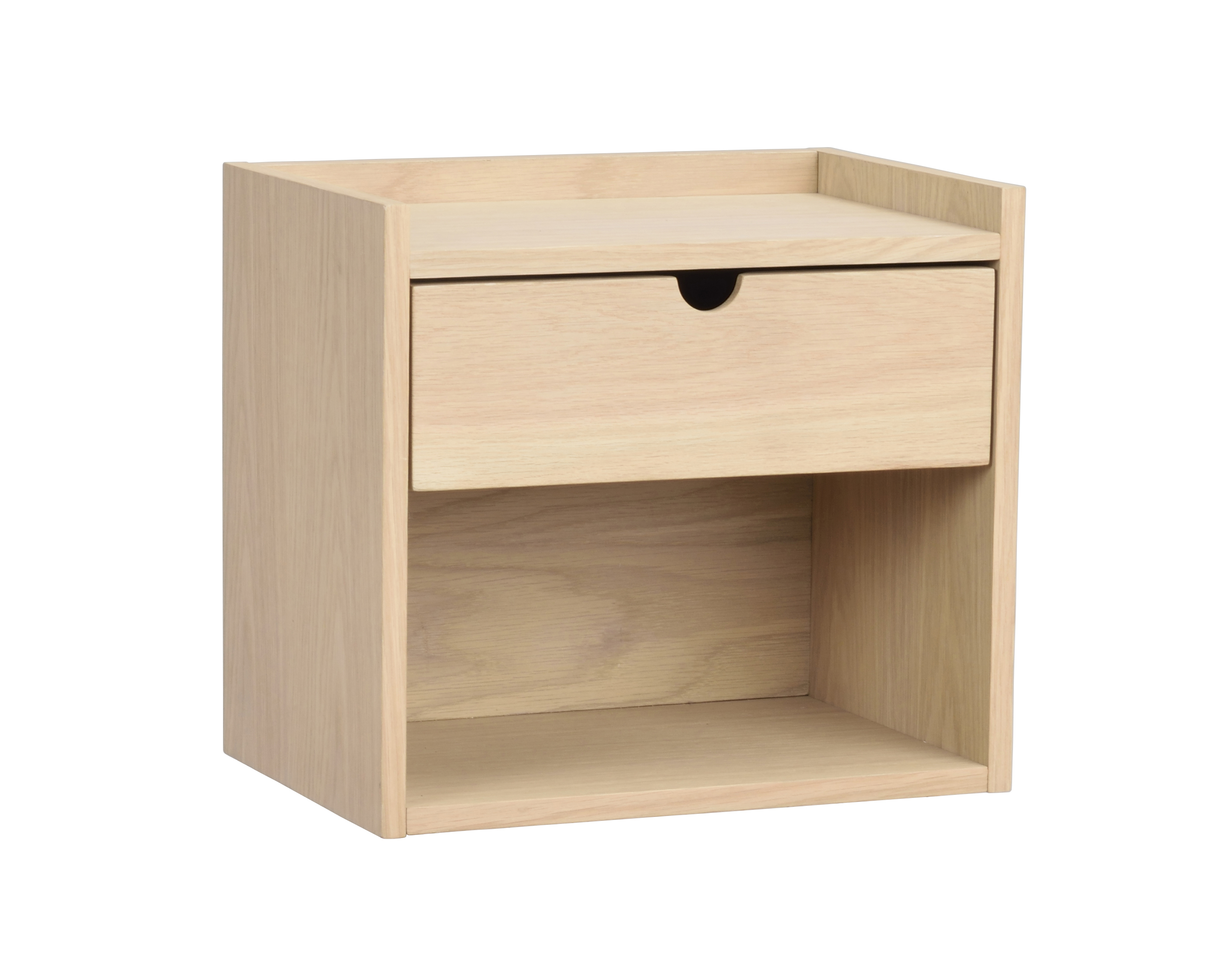Rowico Home - Hillmond Nachttisch / Wandkabinett, weiß pigmentiert, 40 cm