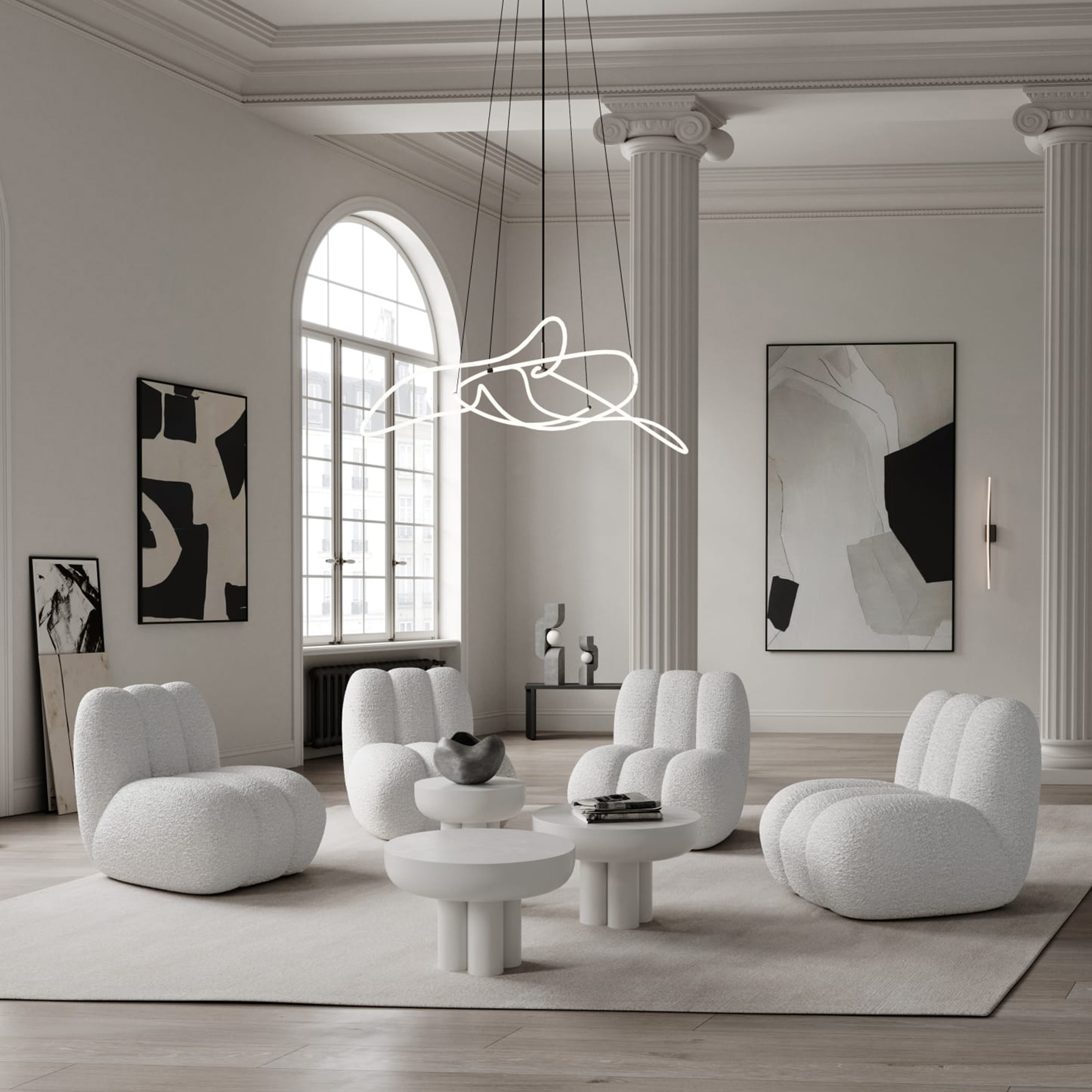 101 Copenhagen Toe Loungestuhl Bouclé