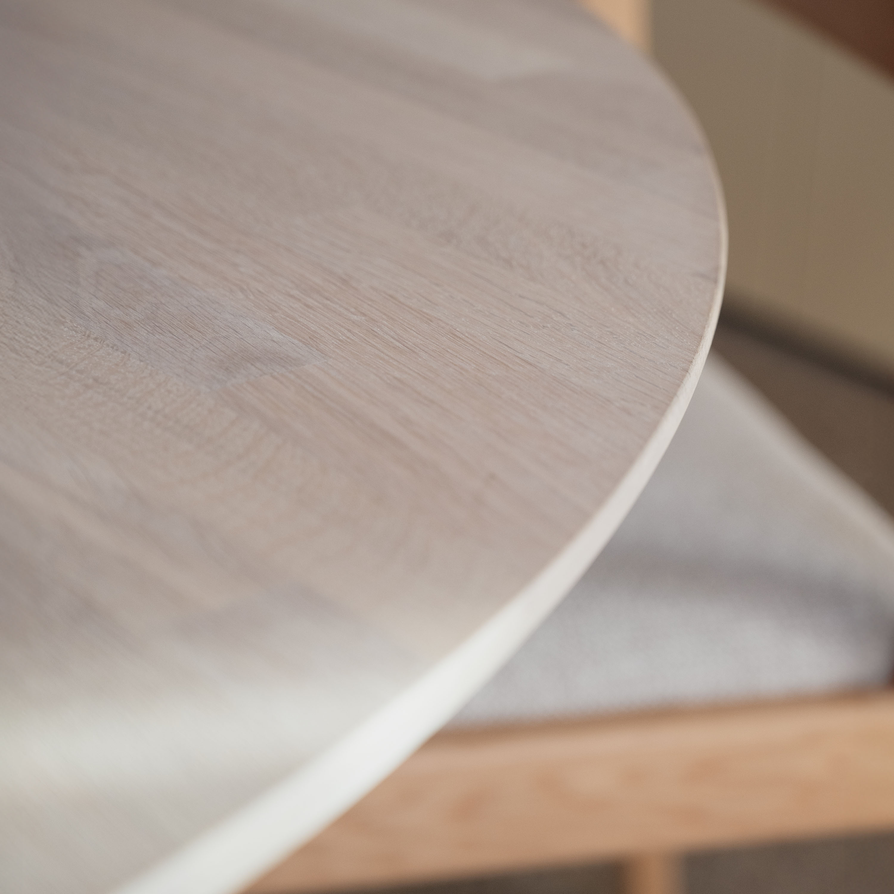 Rowico Home Clapperton Esstisch Weißpigmentiert Ø140