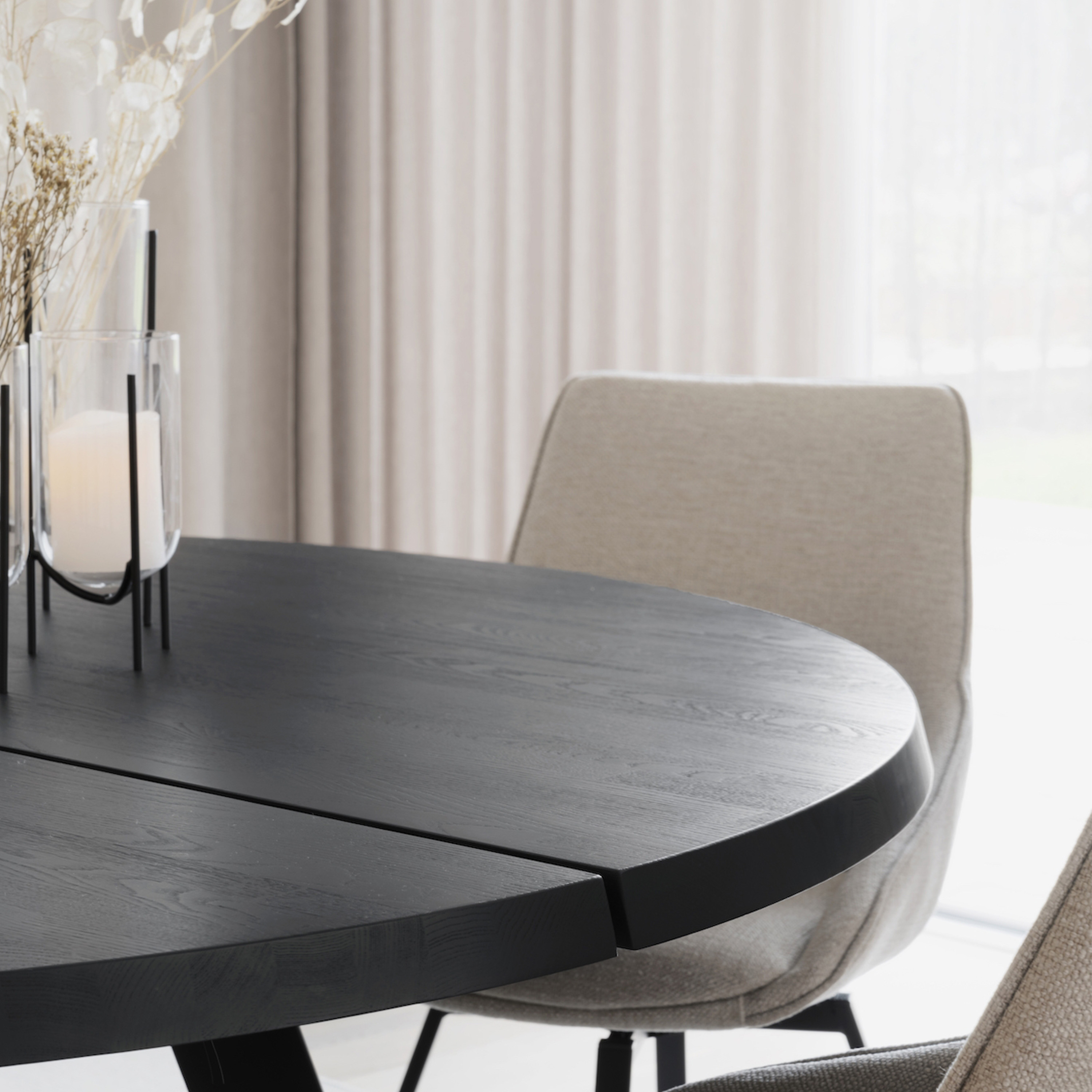 Rowico Home Fred Matbord Svart Ø160