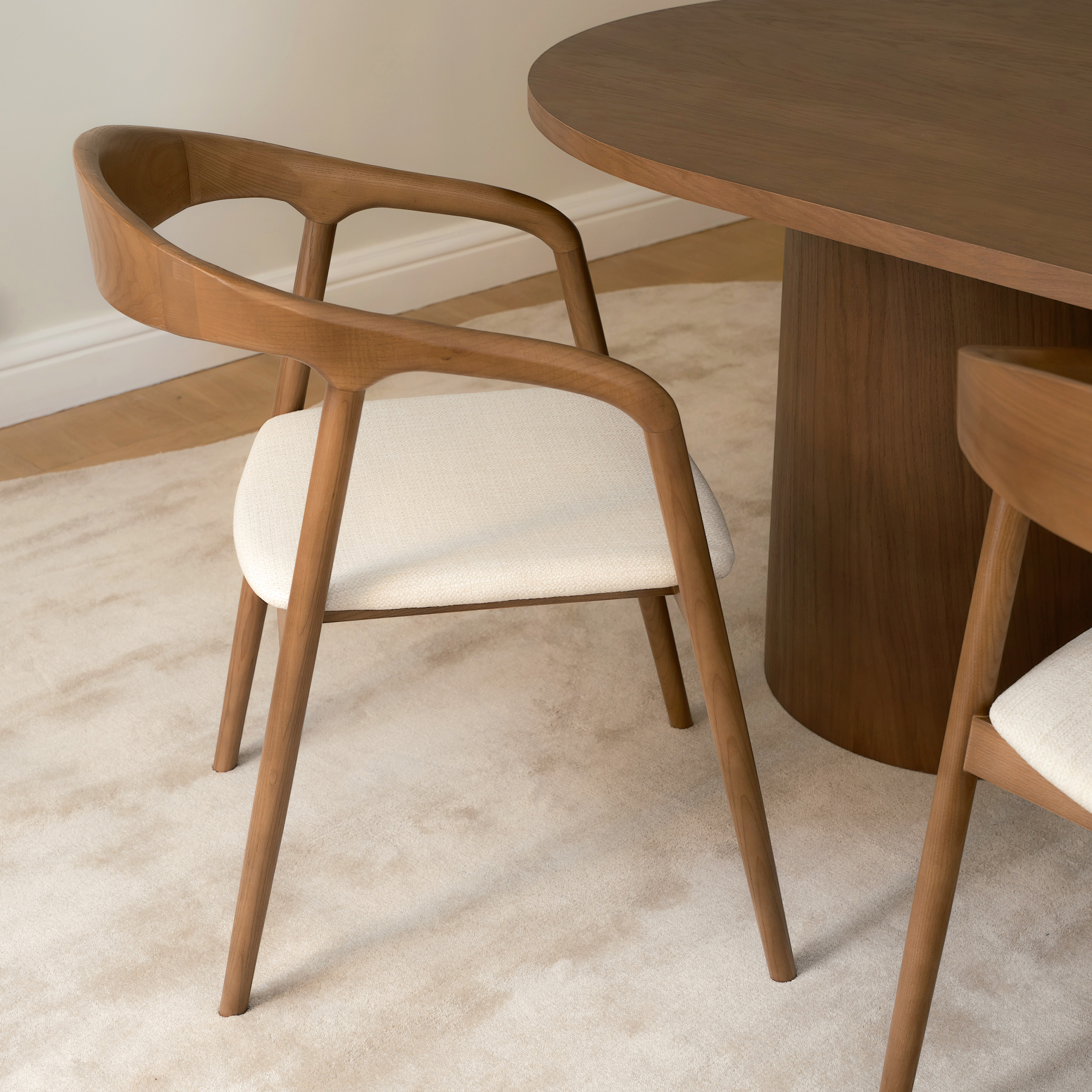 Sleepo Collection Casper Armstol Karamell/Hvit