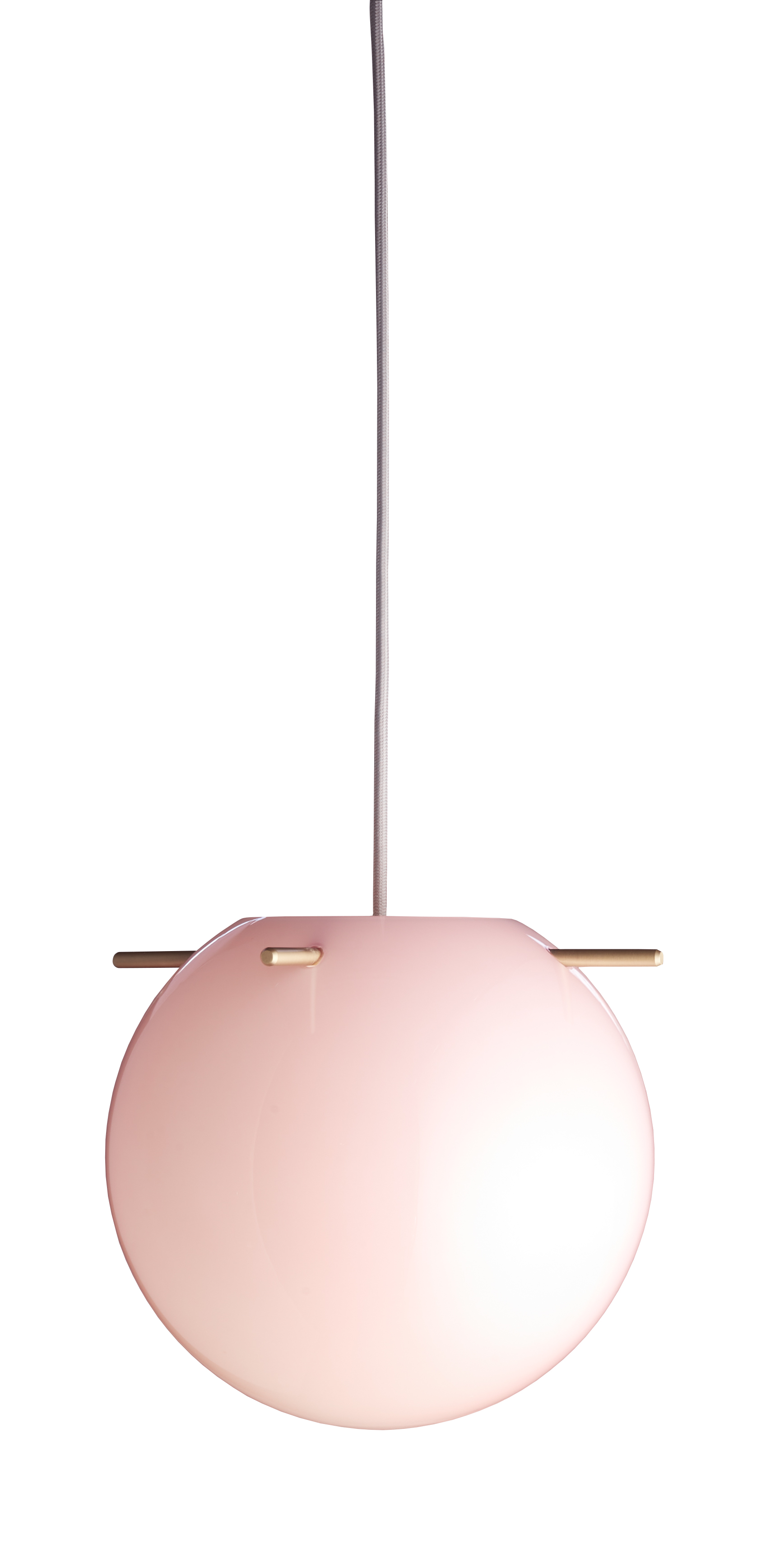 Frandsen Koi Taklampe Opal Rose/Brass Sticks Ø32