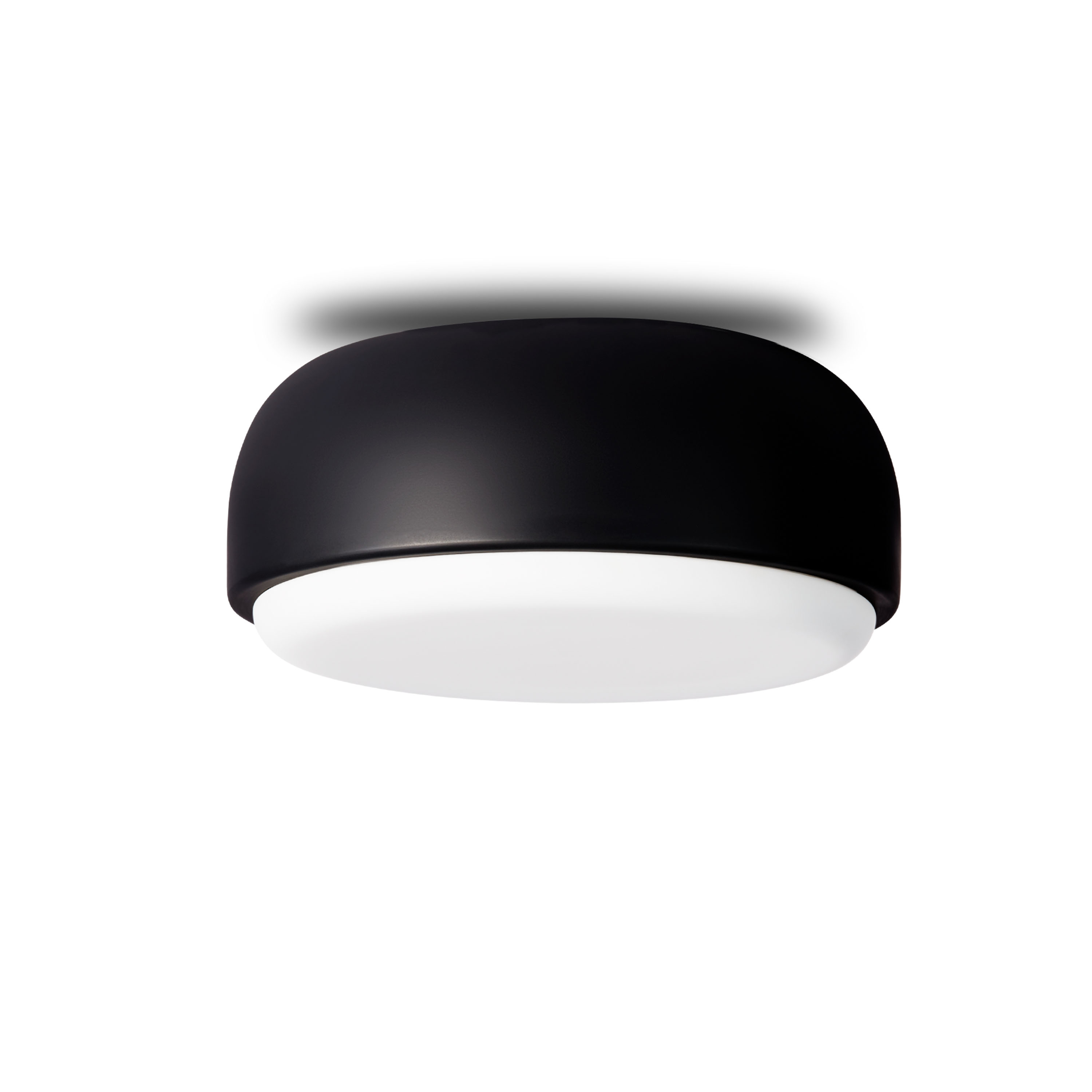 Over Me Plafond Black Matt Ø30