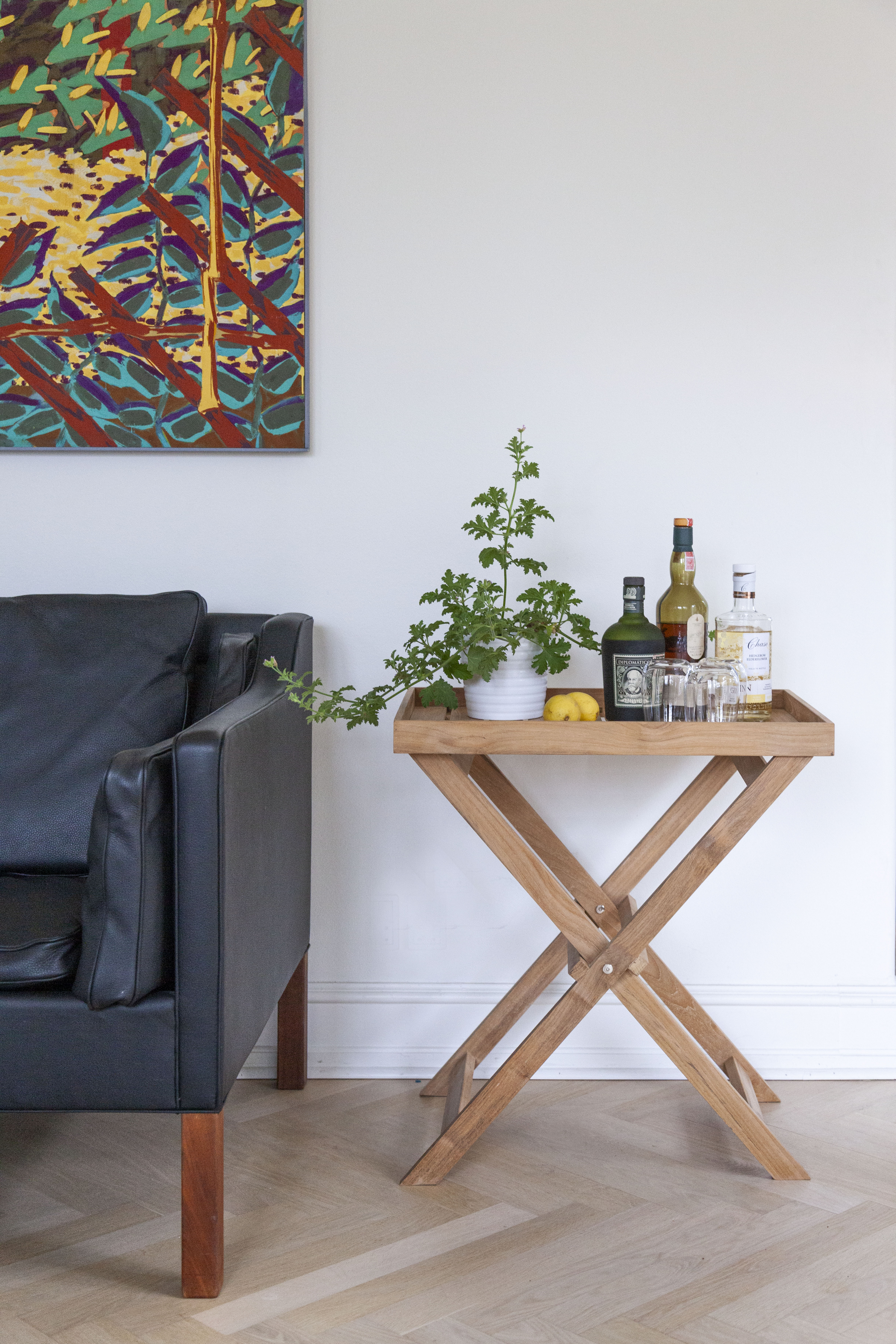 Cinas Tracy Tablett Balkontisch Teak