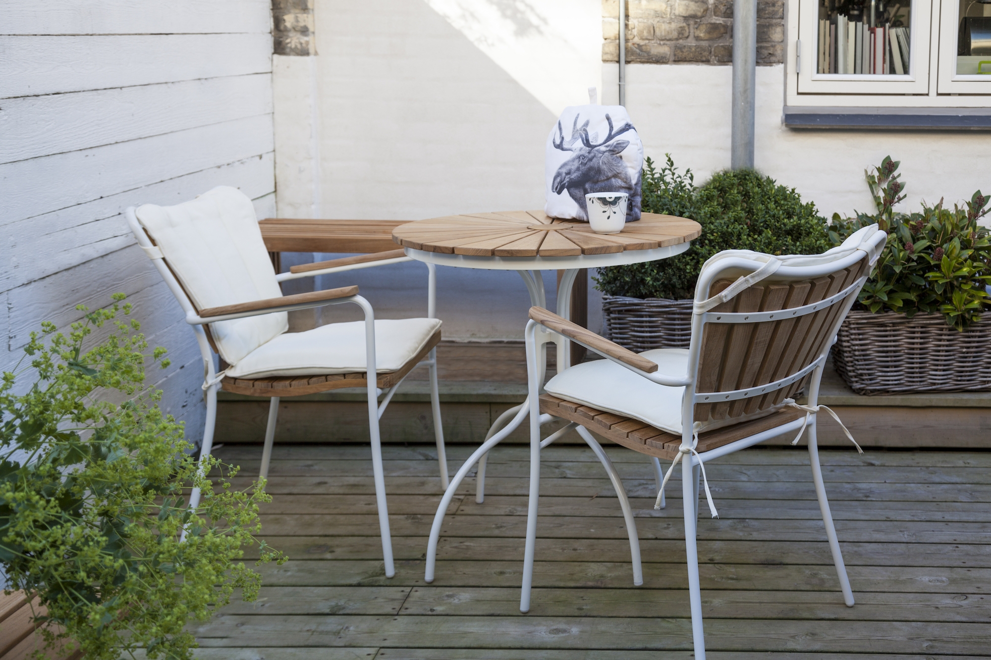 Cinas Ellen Kahvipöytä Valkoinen Ø80