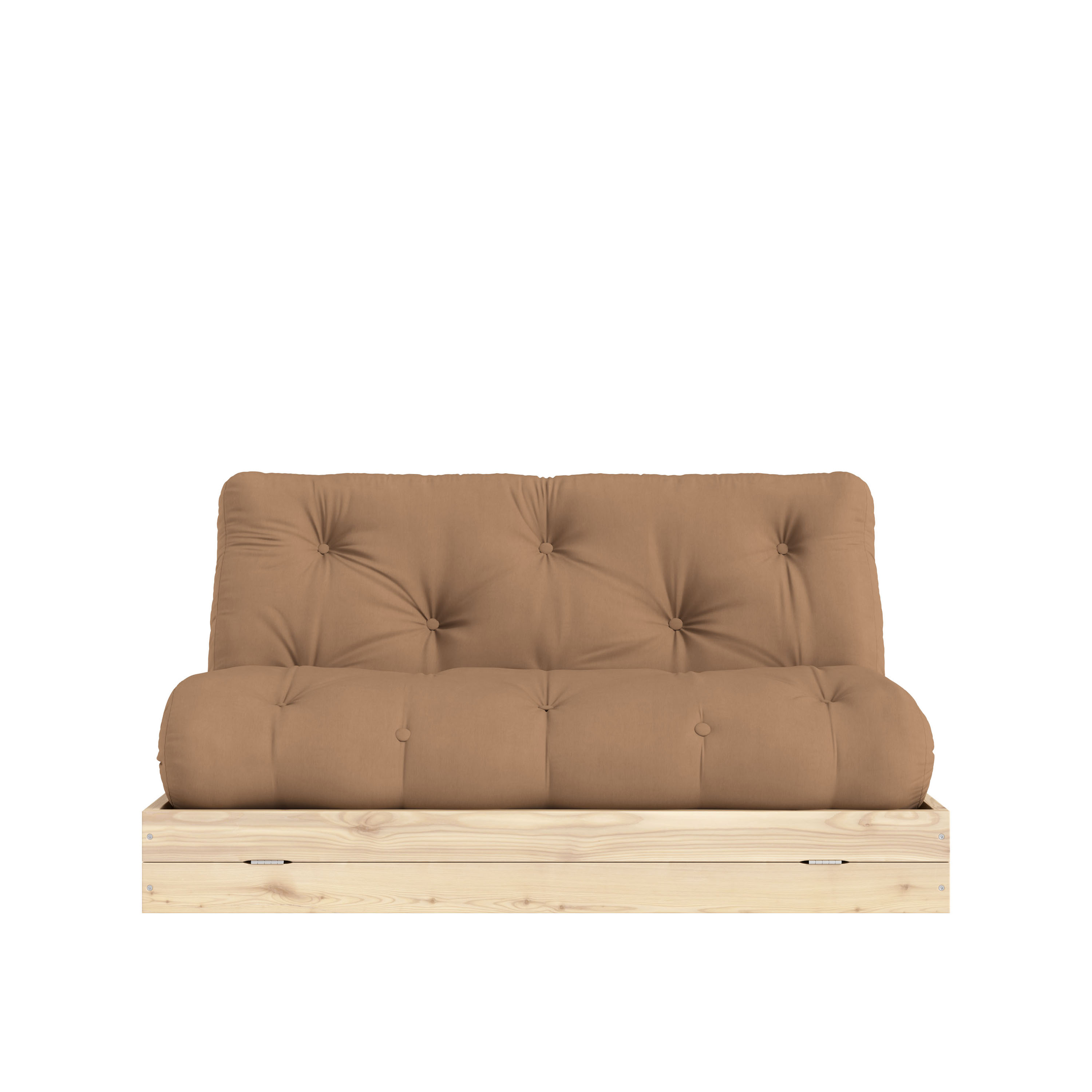 Karup Design Flip Vuodesohva Raw patjalla Mocca 140x200
