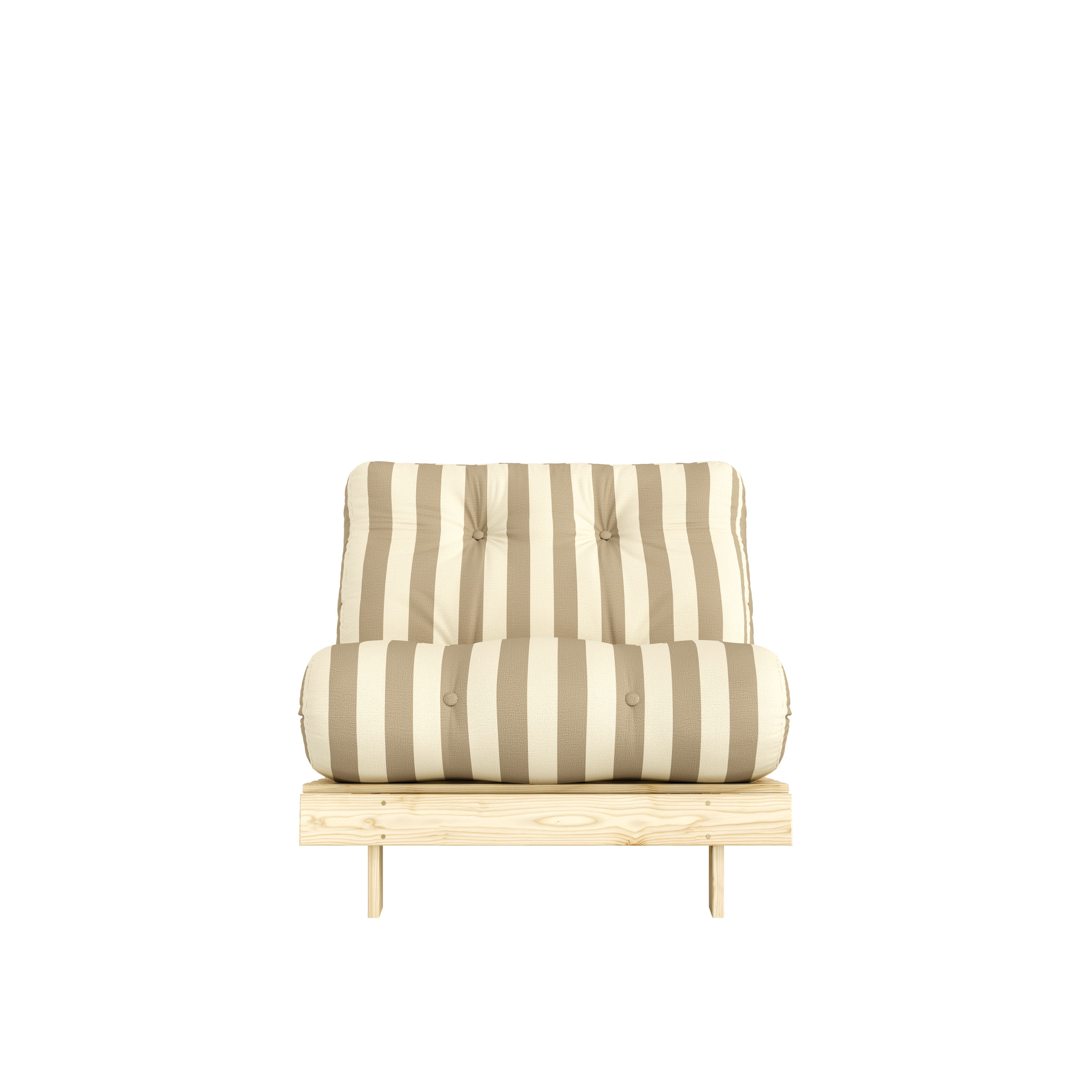 Karup Design Roots Bäddfotölj Natur/Cream Sand 90cm