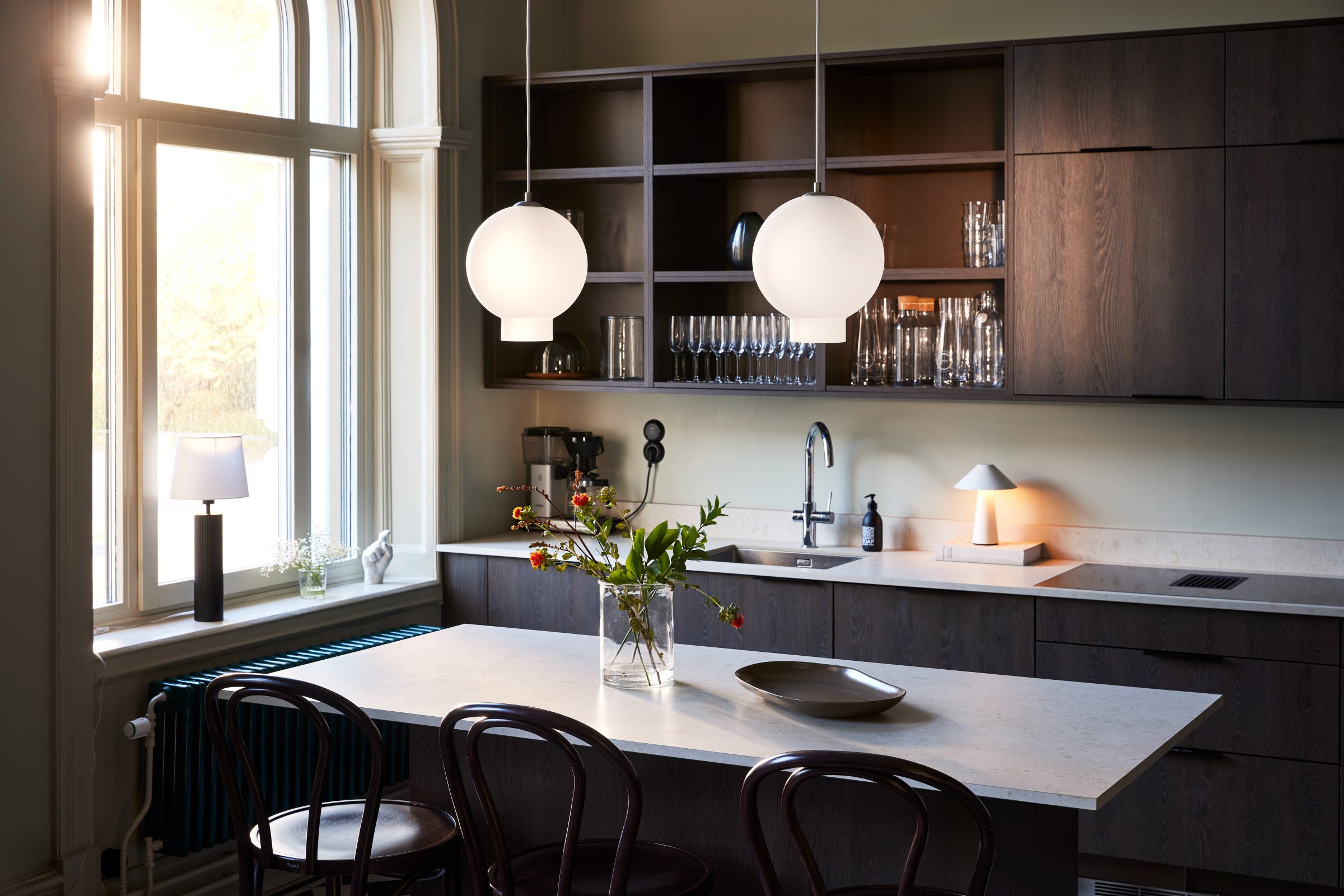 Globen Lighting Bams Taklampa Frostad Vit Ø25