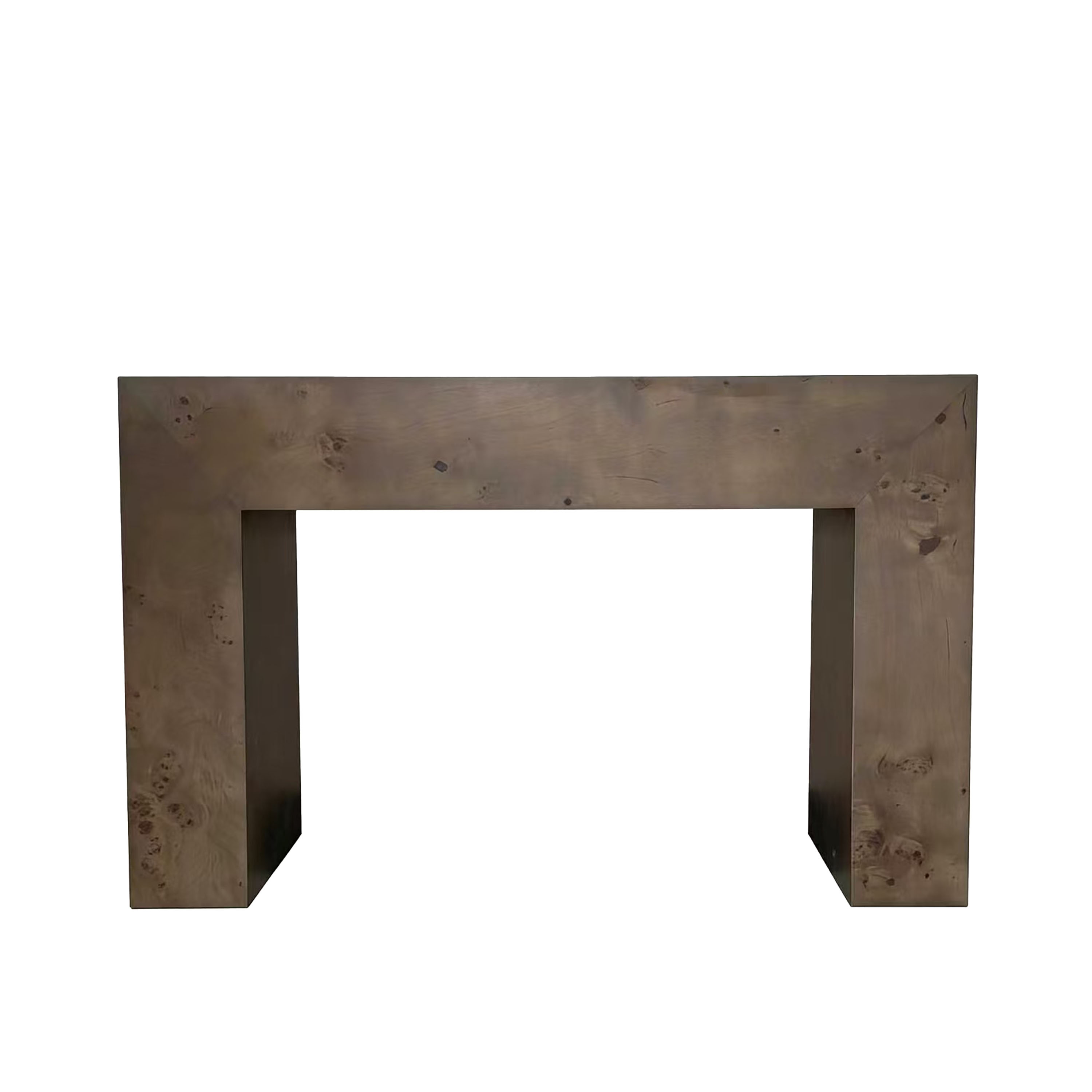 Chunky Konsolentisch Braun gebeizte Pappel 145cm