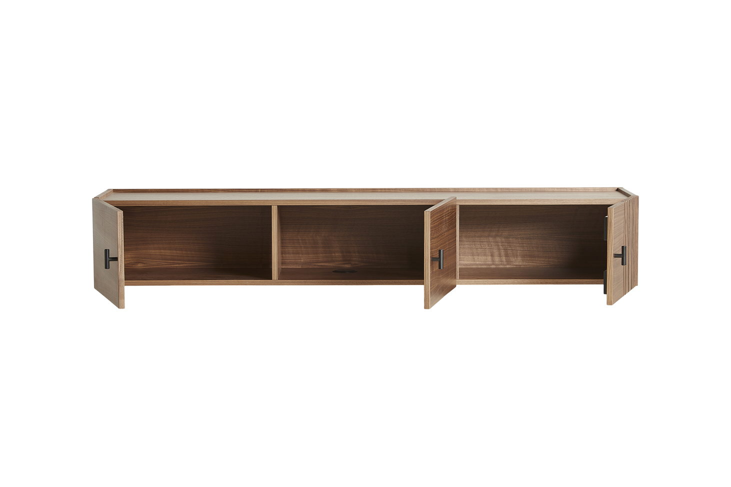 Woud Array Väggmonterat Sideboard  Walnut/Black 150cm