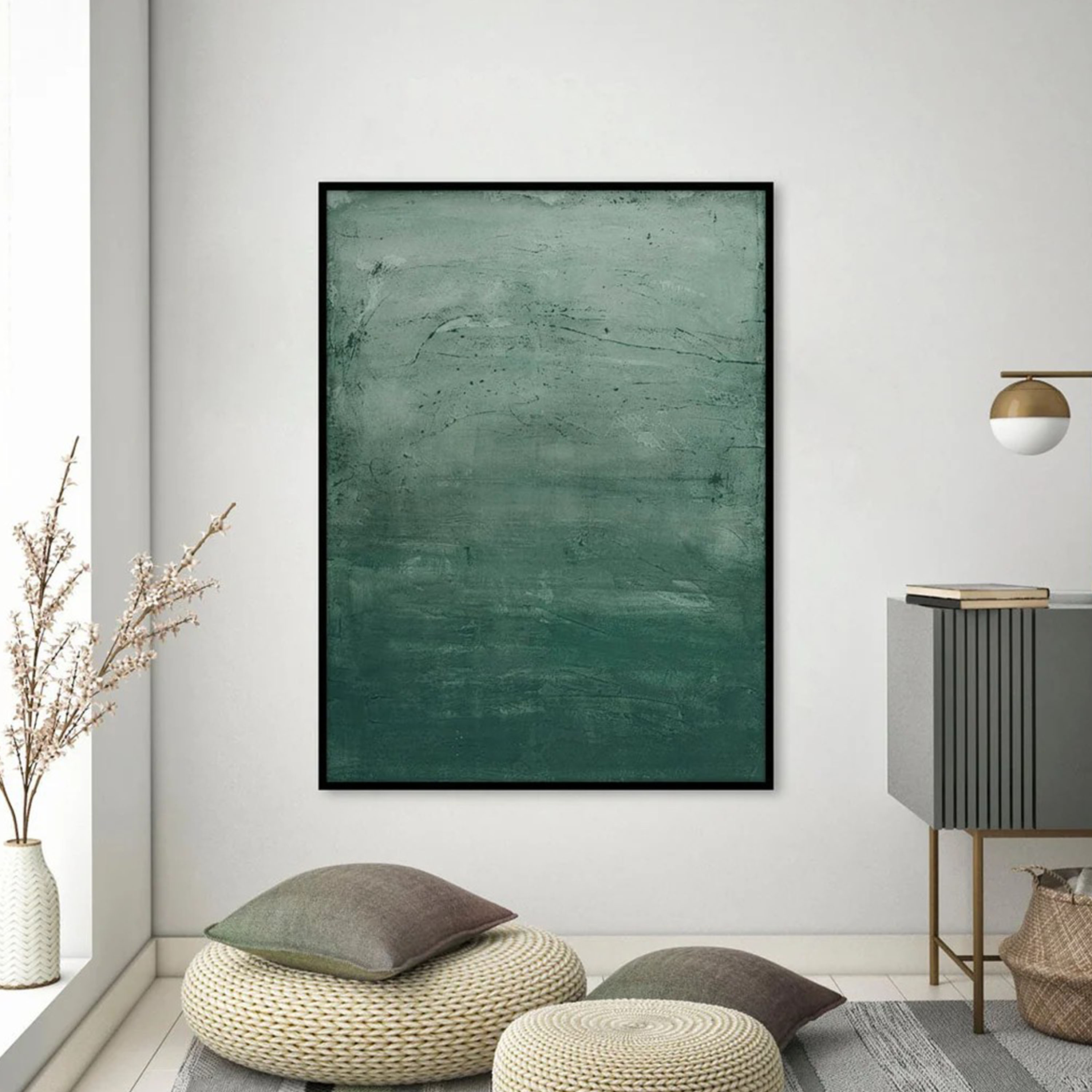 Malerifabrikken Simple Living 5 Taulu Musta Kehys 90x120