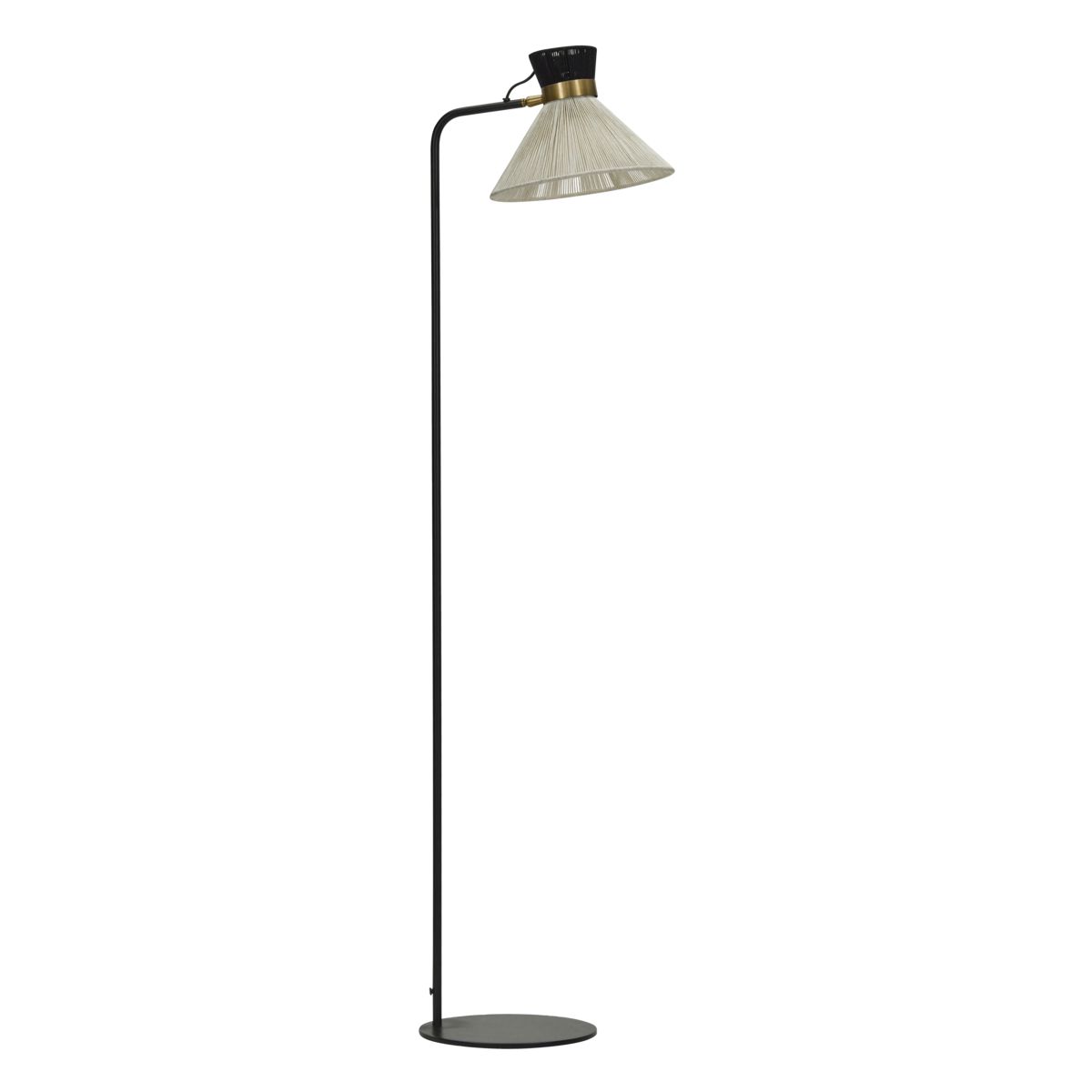 House Doctor - Cord Golvlampa Svart
