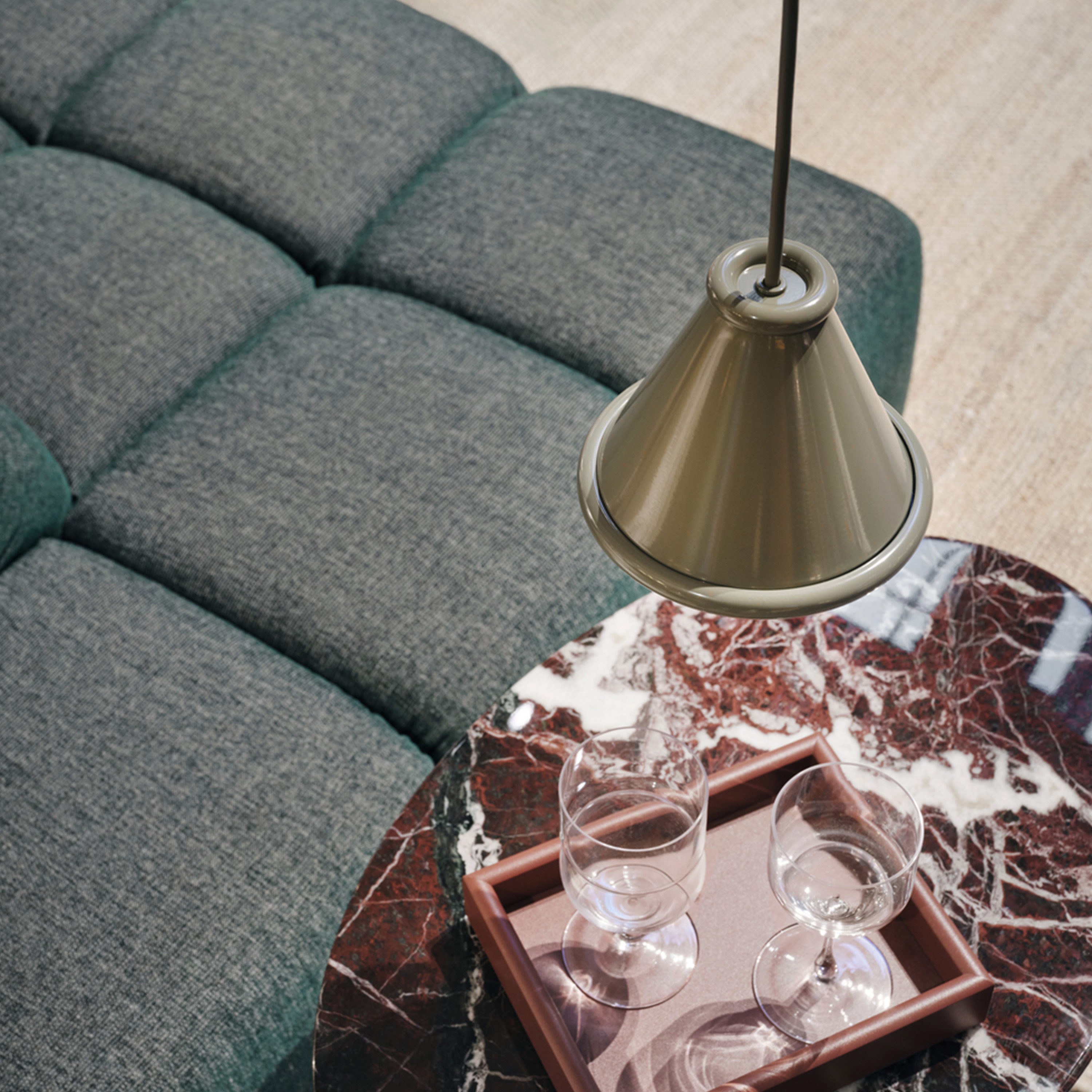 Belid Belle Deckenleuchte Moss Grey Ø15