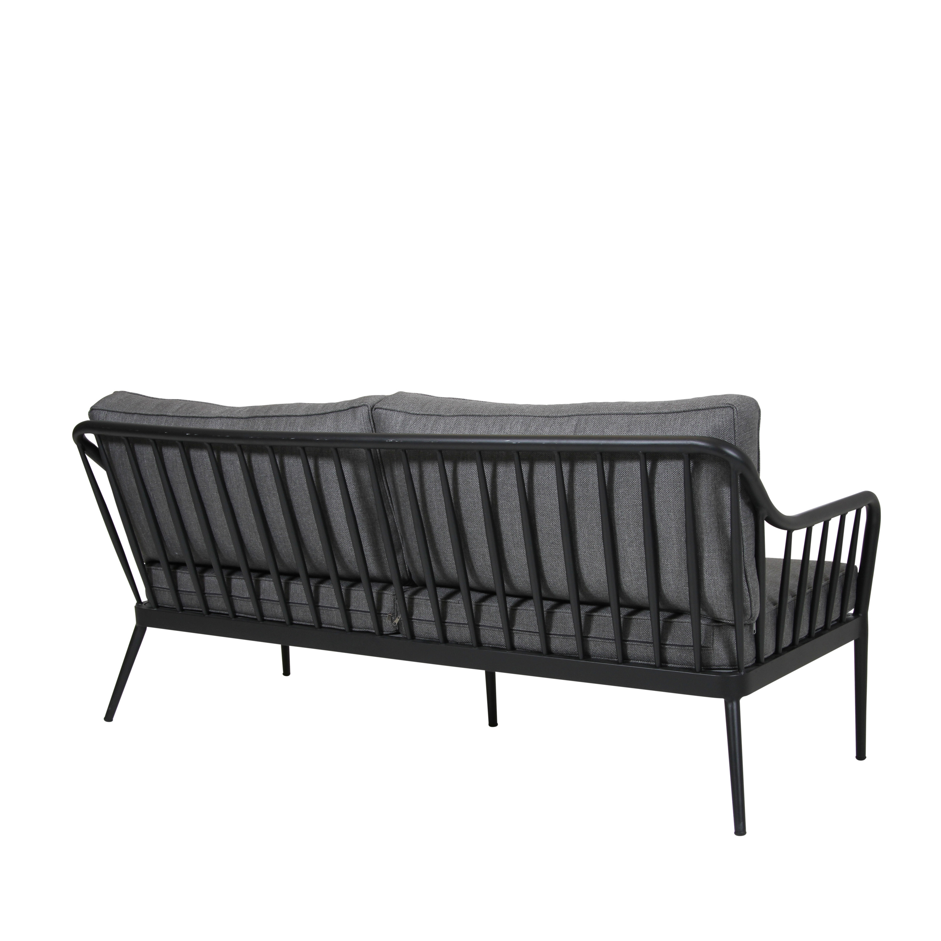 Brafab Coleville 3-sits Soffa Svart/Grå