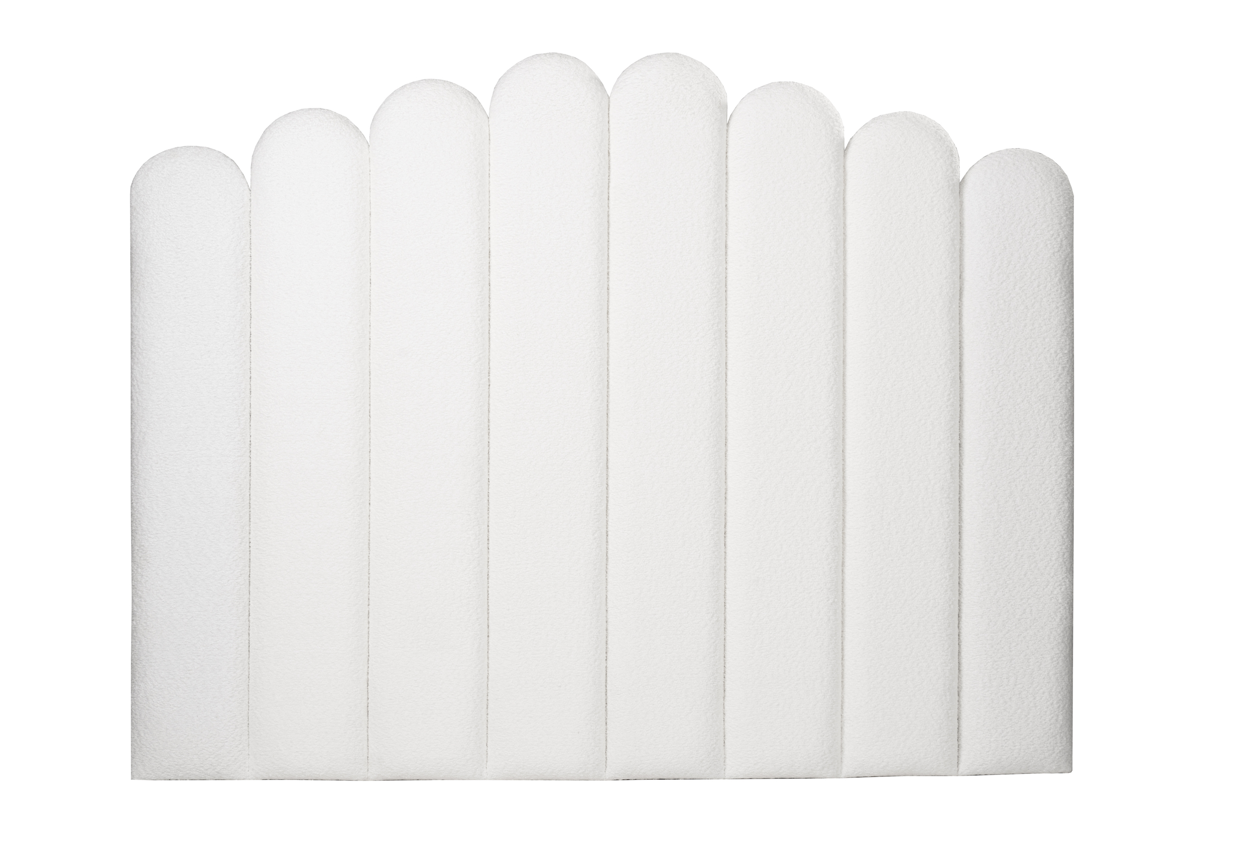 Sleepo Collection - Art Kopfteil Weiß Bouclé 180cm - Kopfteil bett