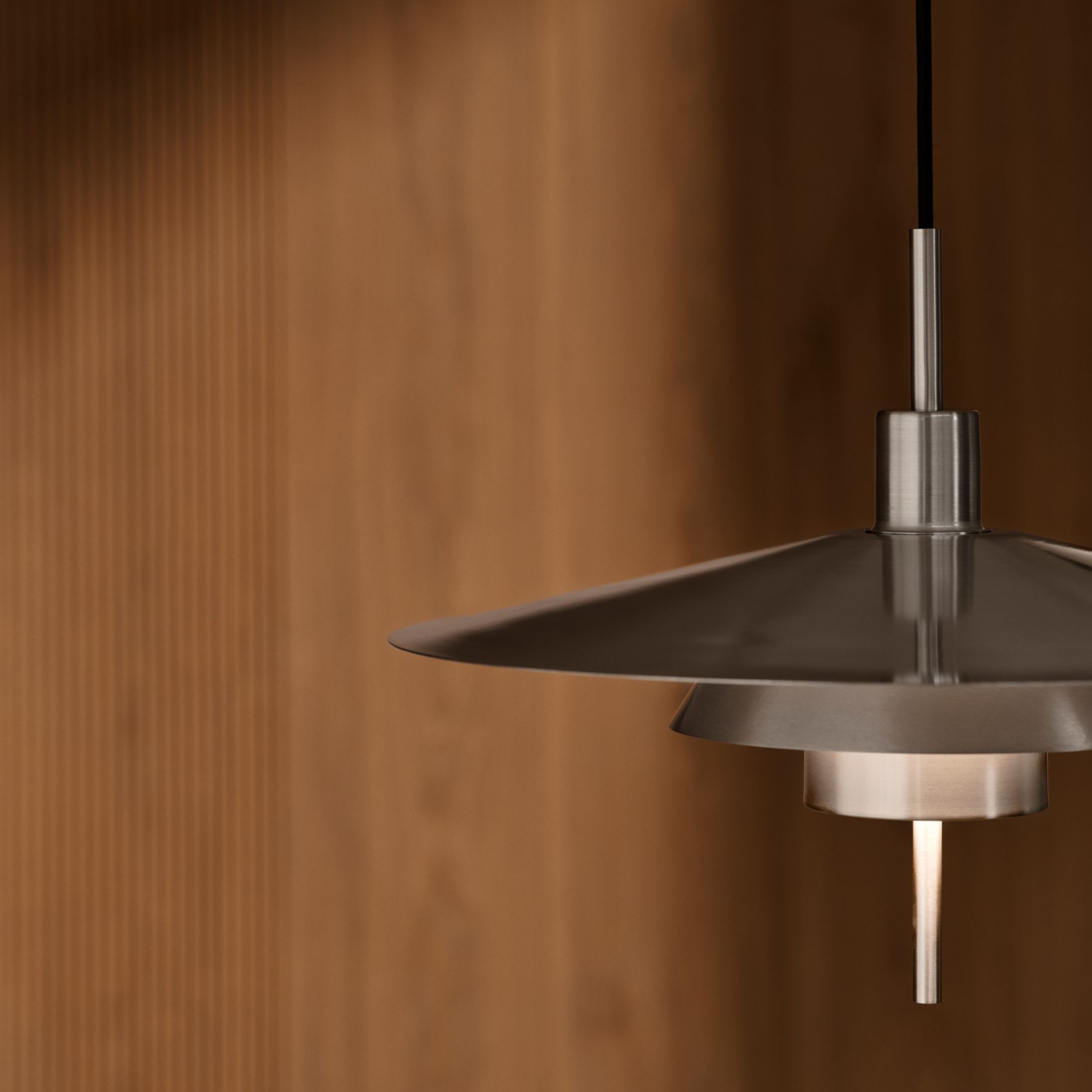 Design For The People Latika Taklampa Borstat Krom Ø45