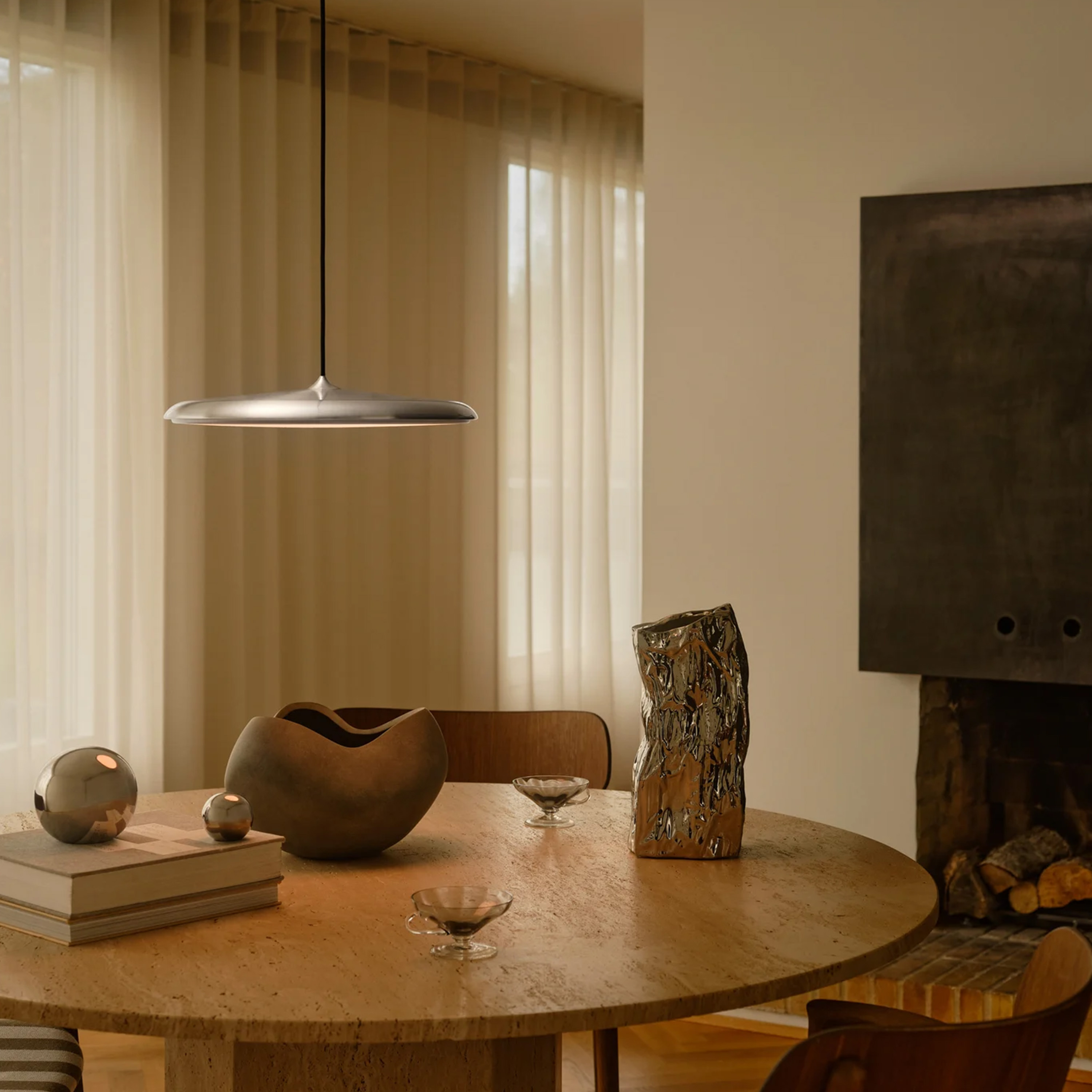 Design For The People Artist 40 Taklampa Rostfrit Stål