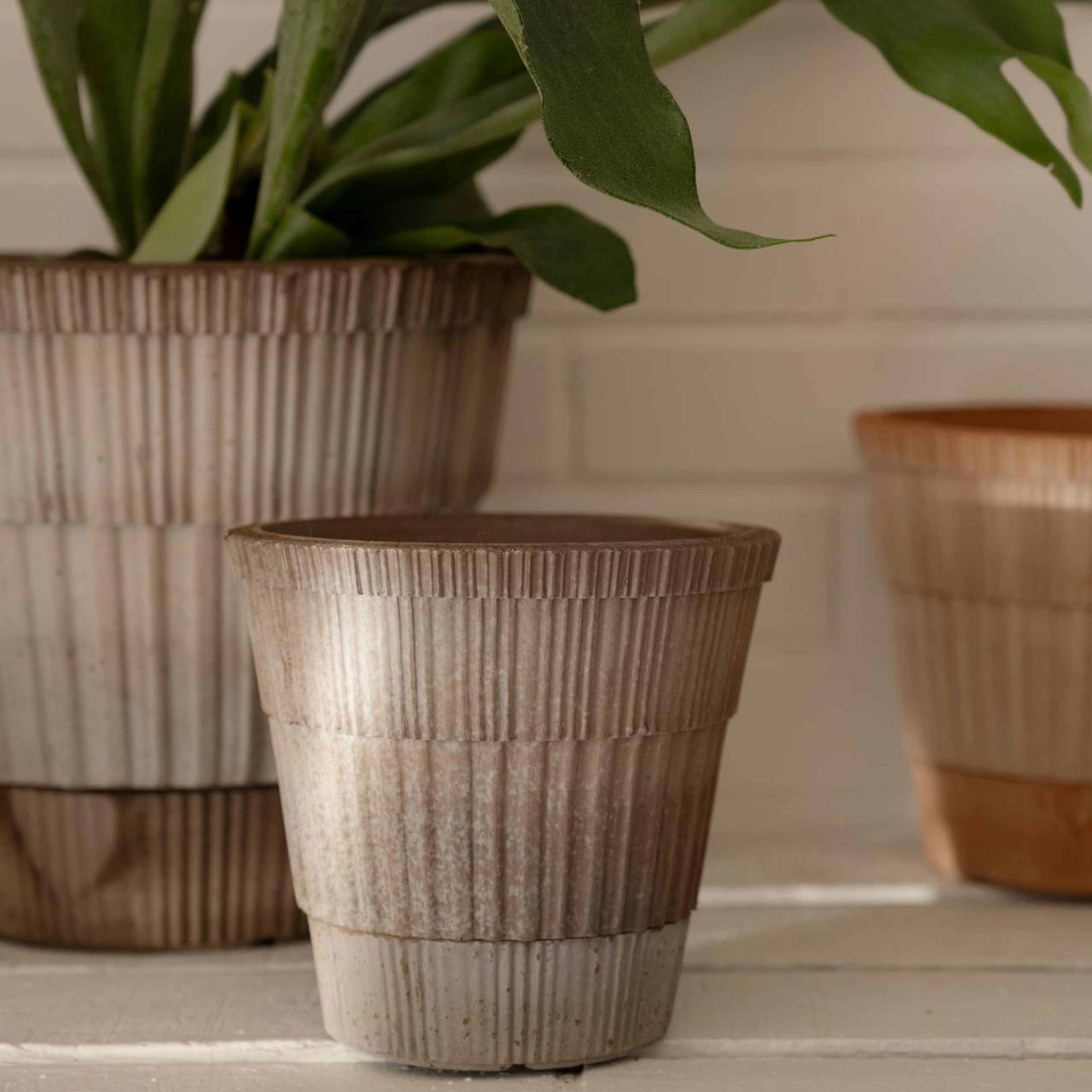 Bergs Potter Atlas Ruukku Raaka Harmaa Terrakotta Ø21