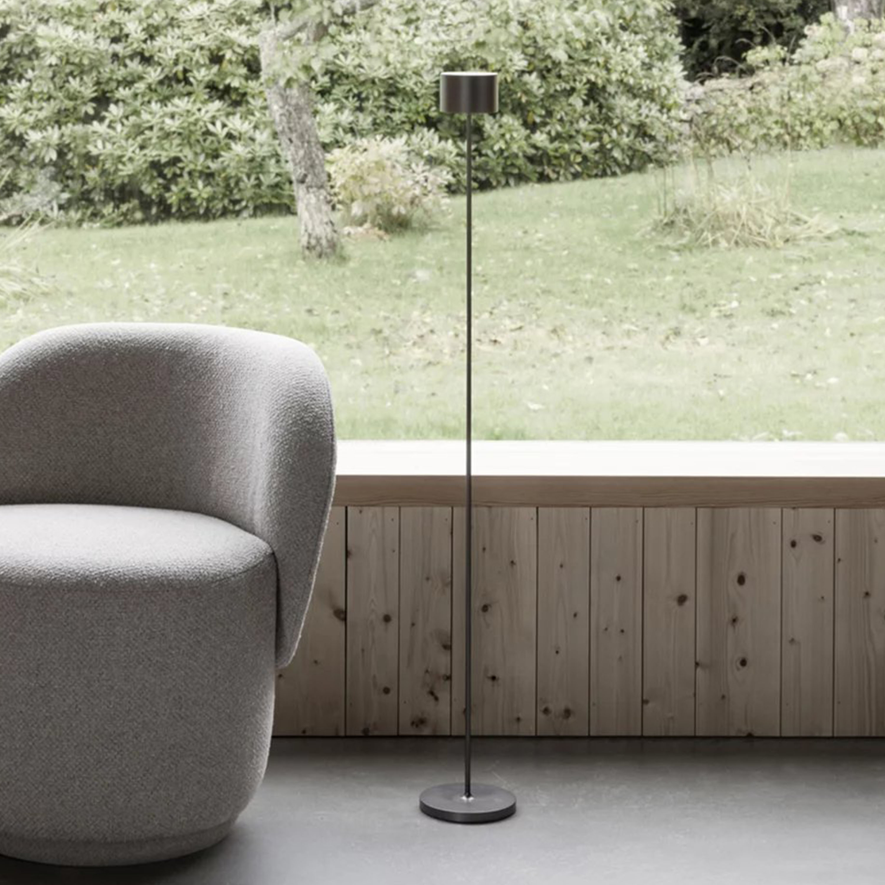 Blomus Farol Portabel Golvlampa Burned Metal