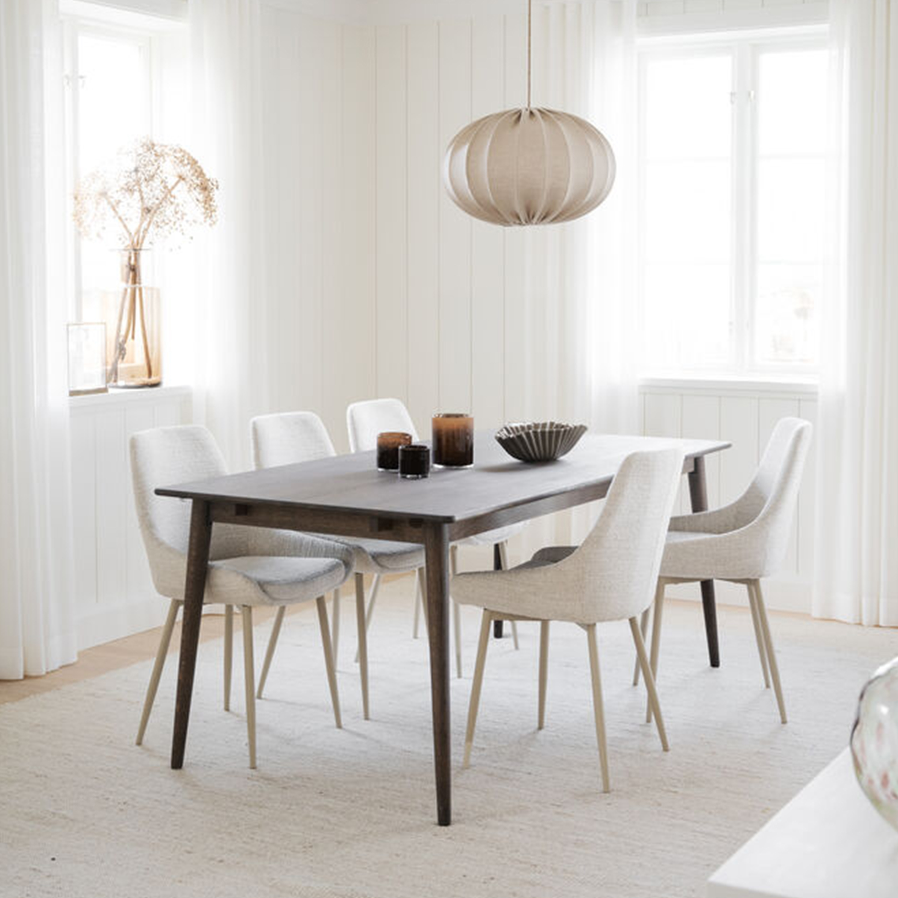 Rowico Home Sierra Matstol Ljusbeige