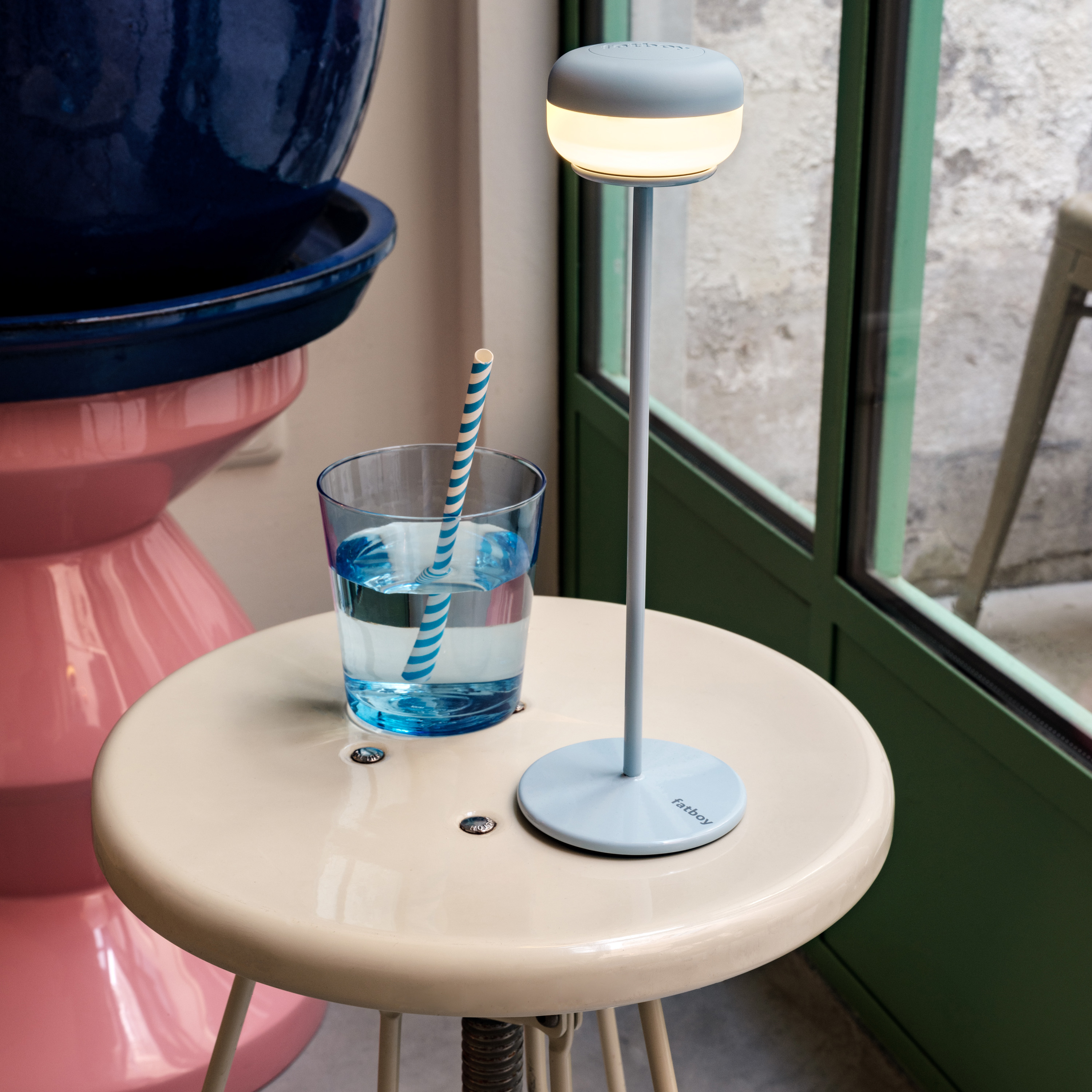 Fatboy Cheerio Golvlampe Jet Blau