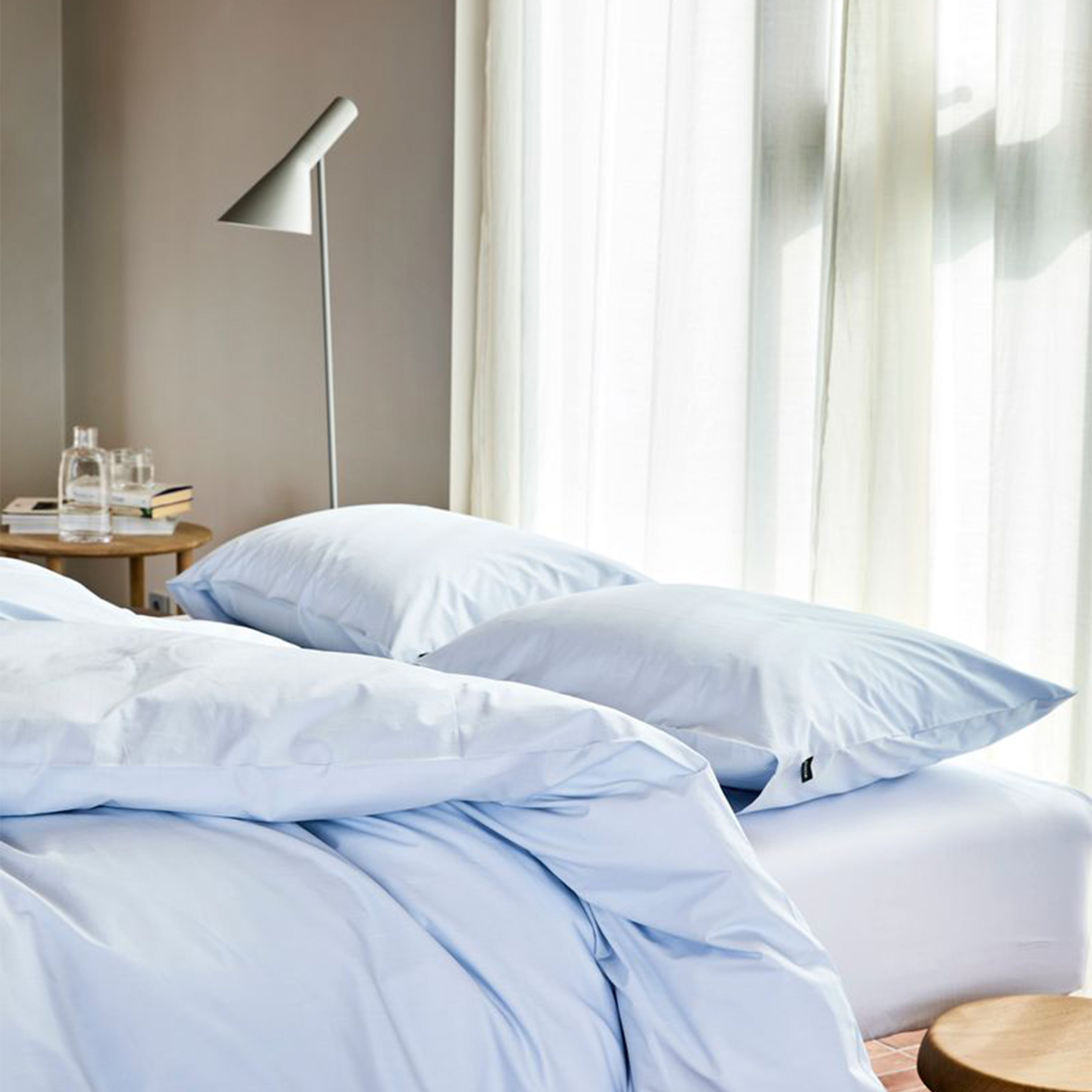 Høie Fryd 2-del Påslakanset Krepp Ljusblå