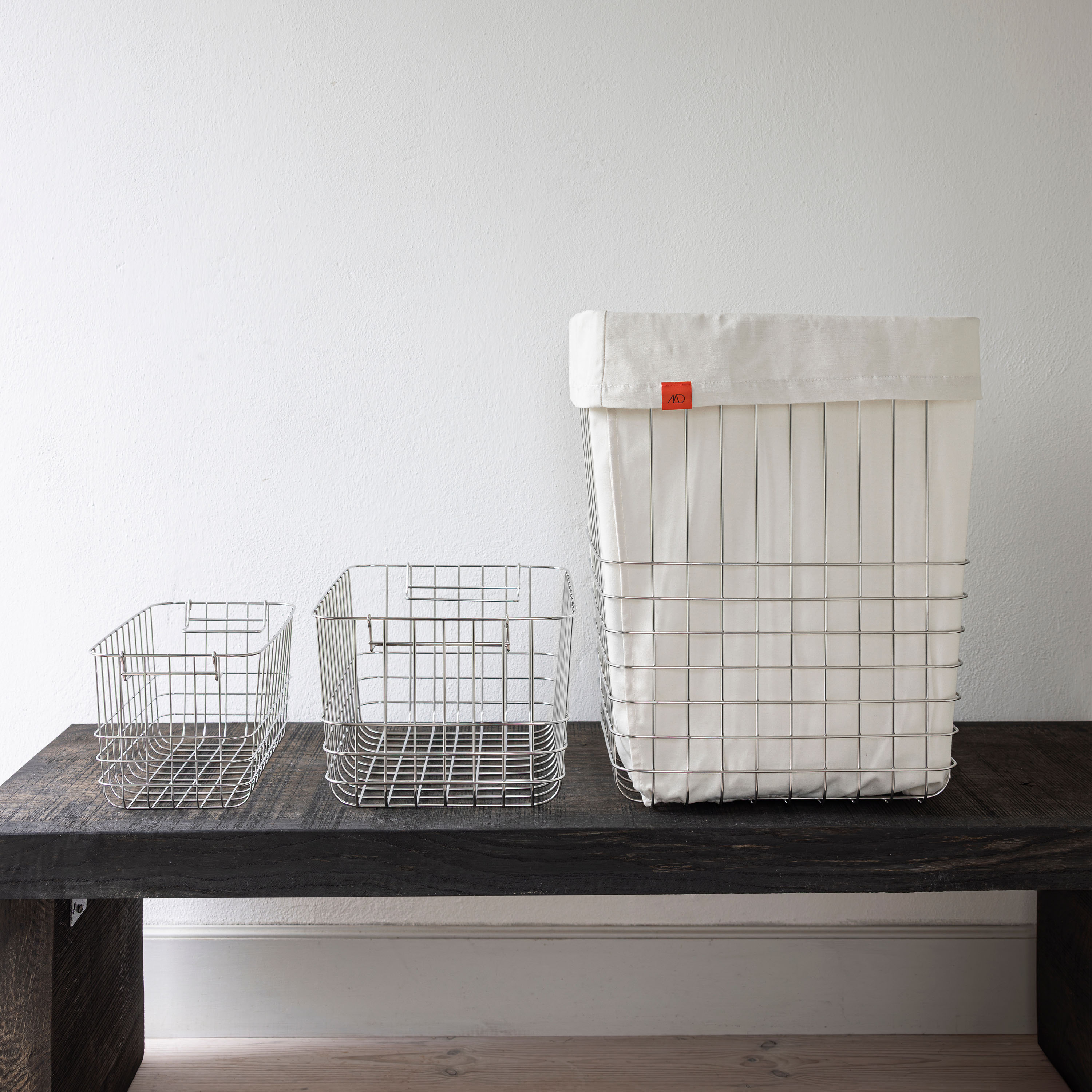 Mette Ditmer Store-it Kurv Krom Medium