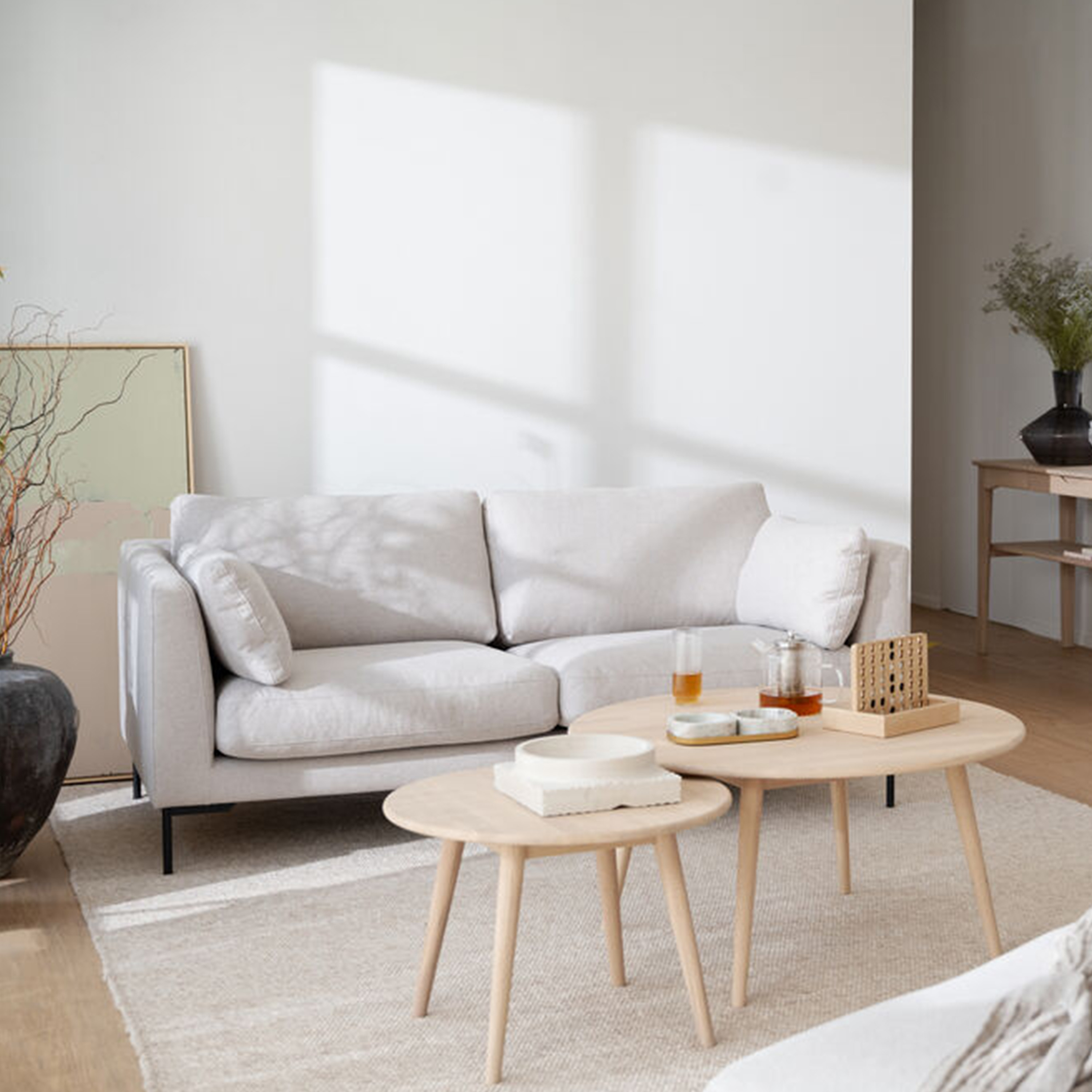 Rowico Home Corwin 2,5-Sitzer Sofa Beige