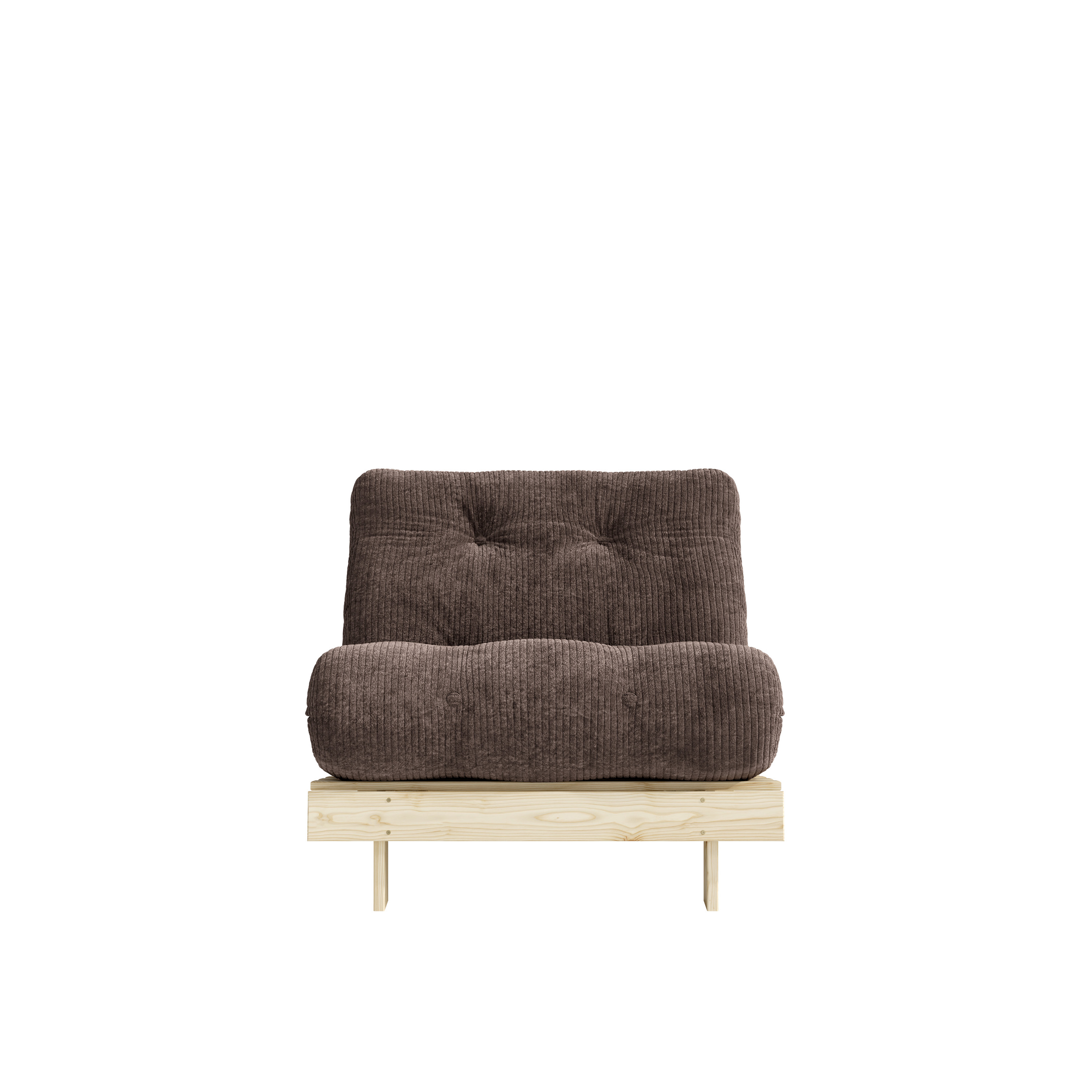 Karup Design Roots Sovesofa Raw/Dark Cocoa 90cm